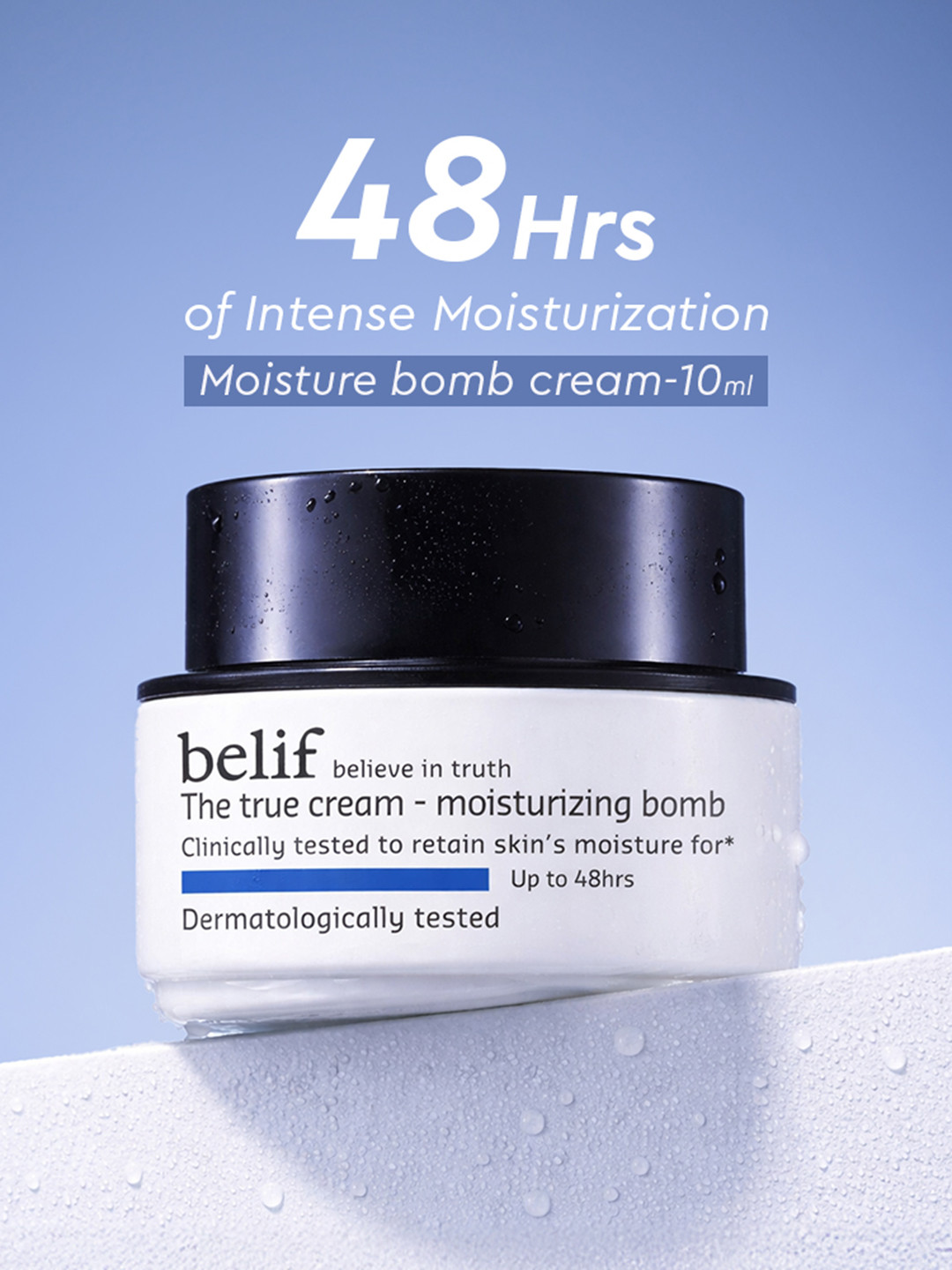 belif The True Cream Moisturizing Bomb With Ceramides For Deep Nourishment- 10 ml