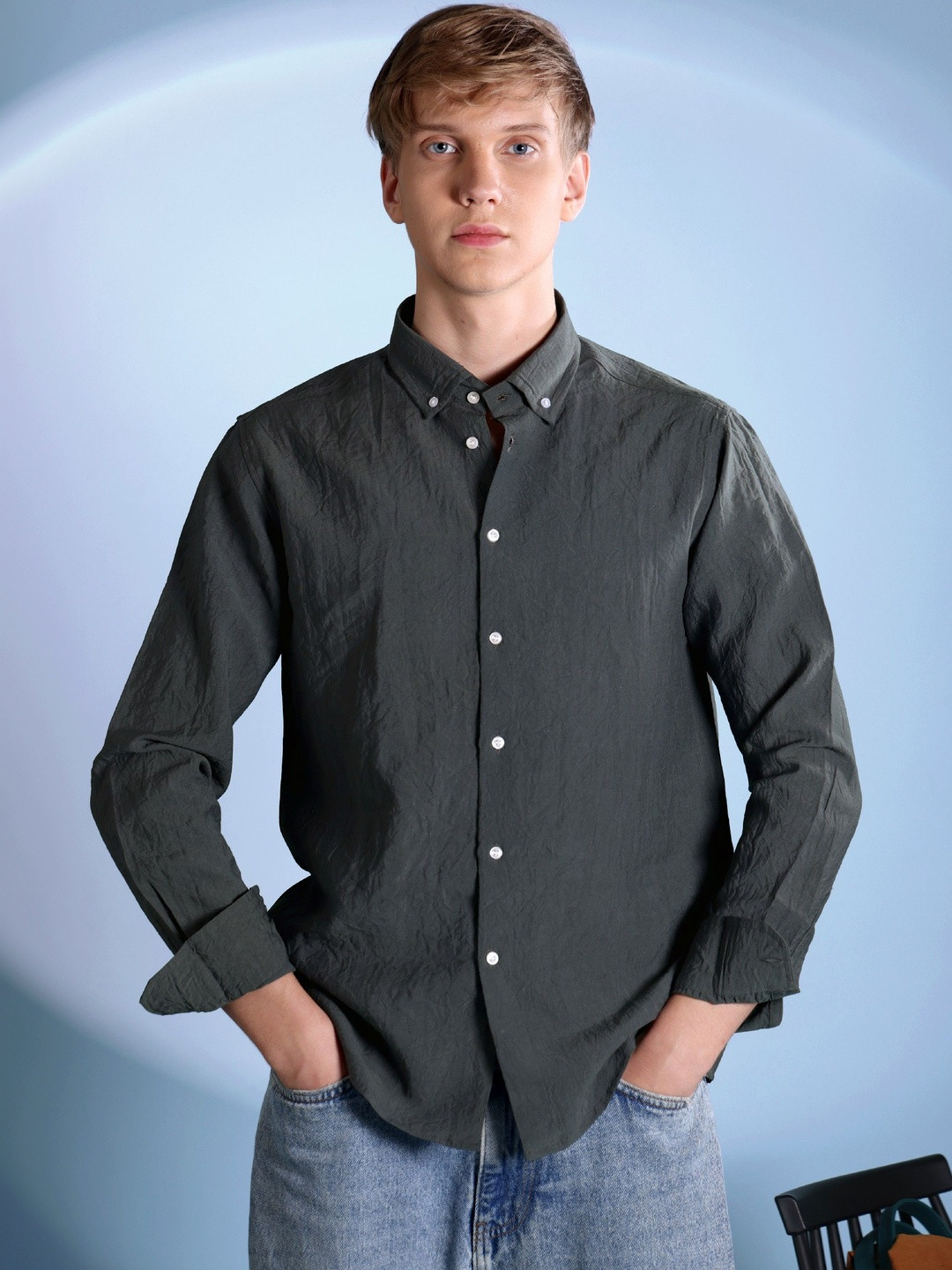 BIOGRAPH Men Casual Shirt