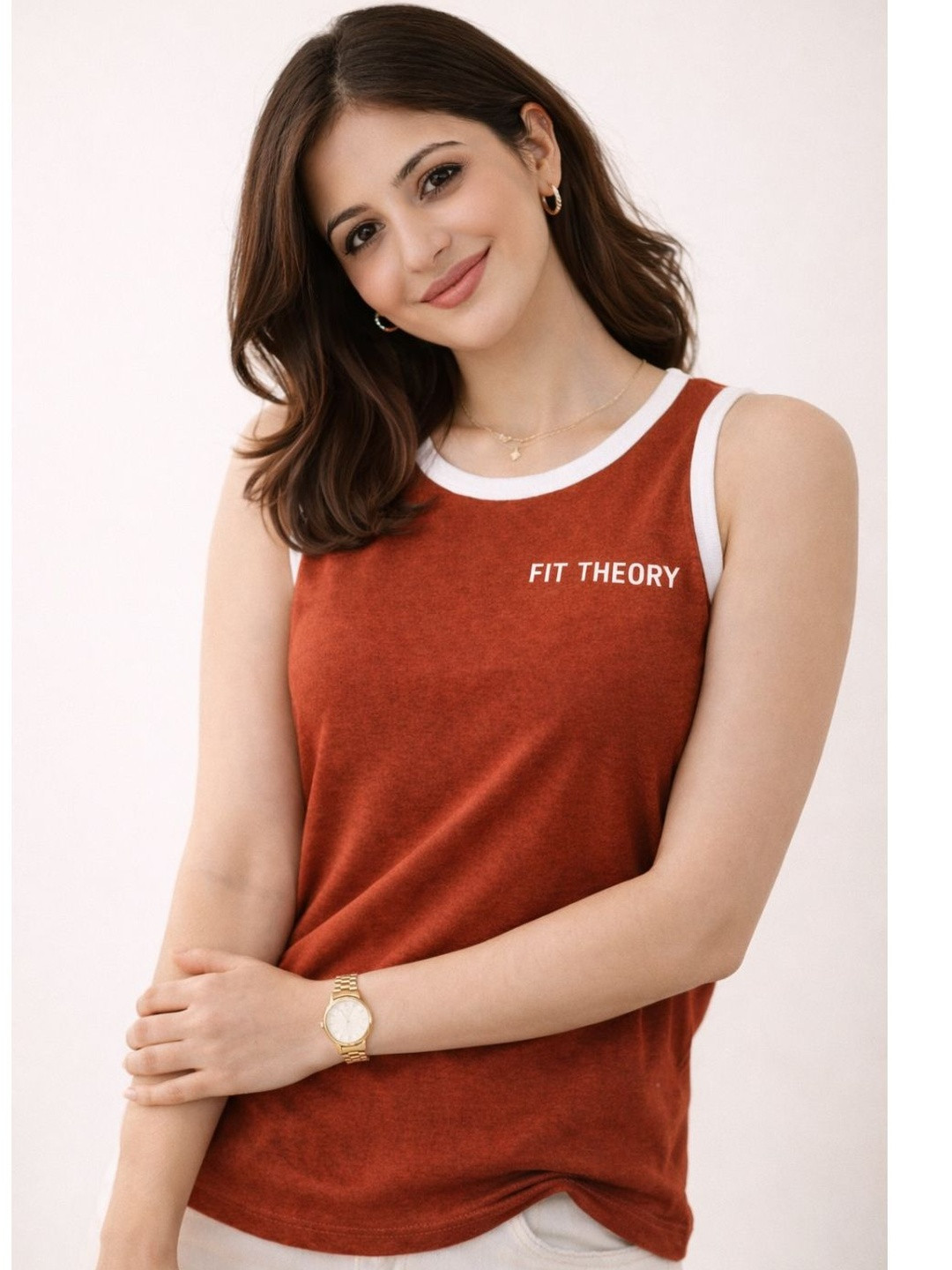 THEFITTHEORY Women Cut N Sew Tank Top
