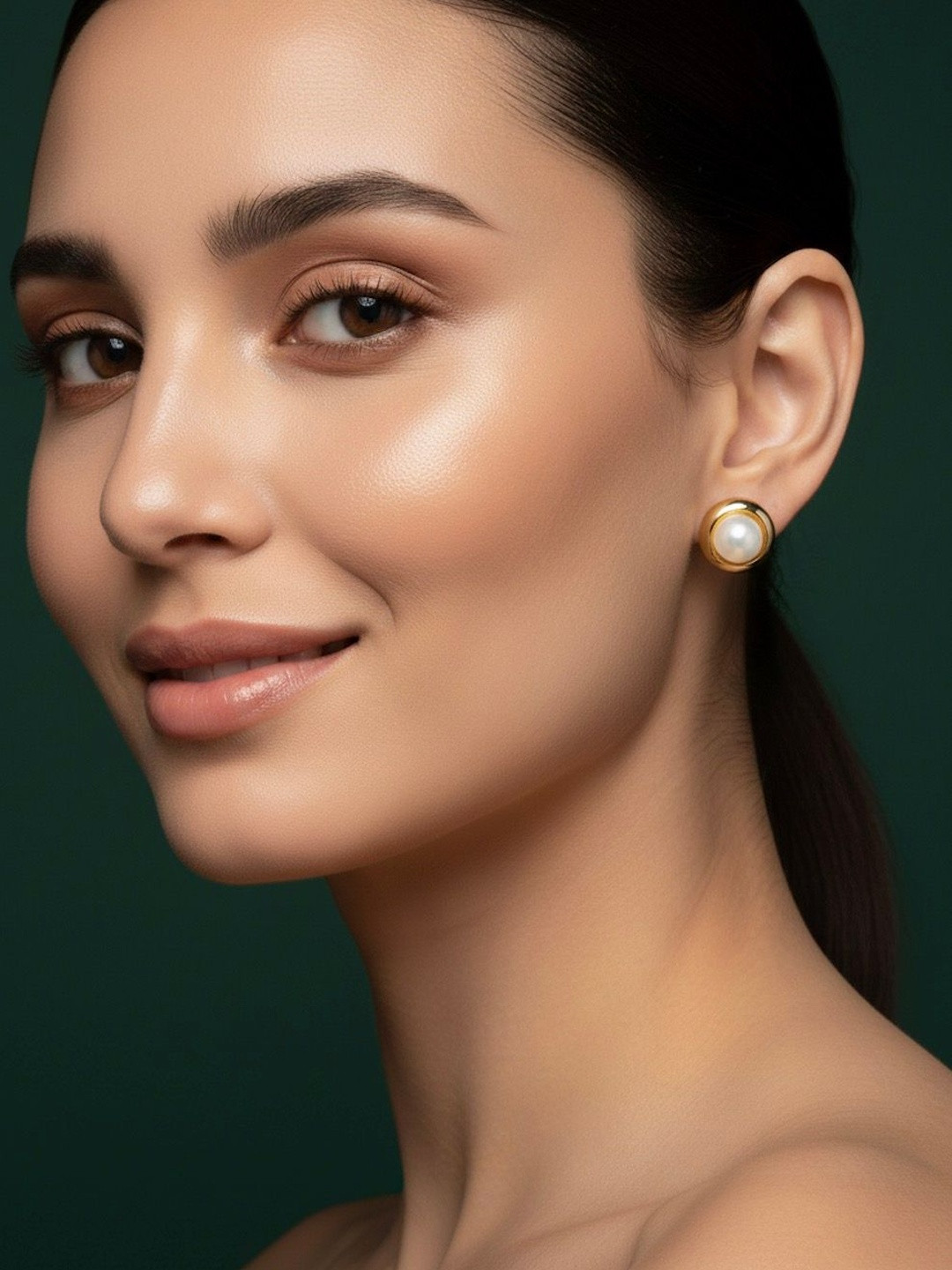 DURATI Circular Studs Earrings