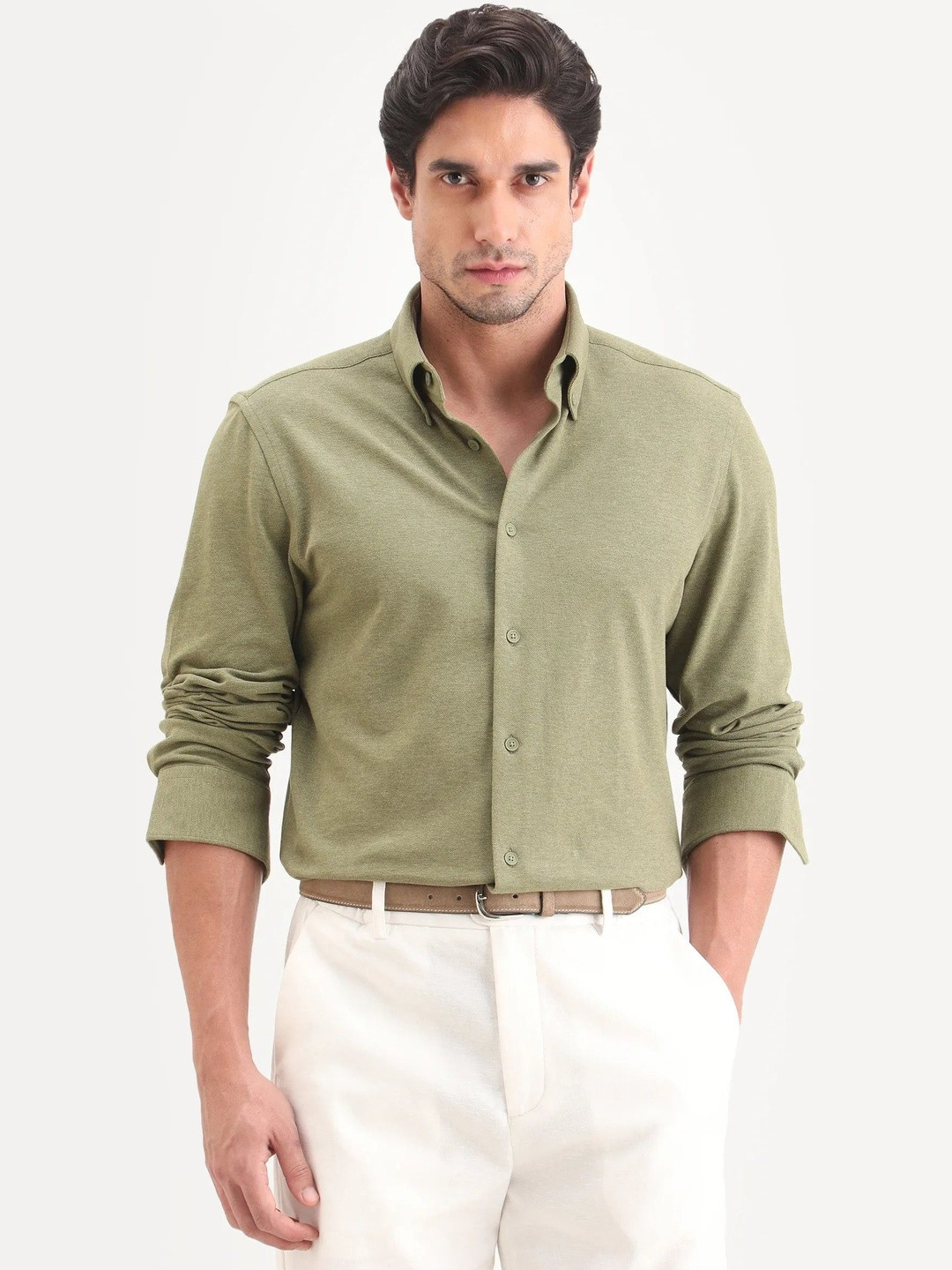 RARE RABBIT Isla Cotton Long Sleeves Shirt