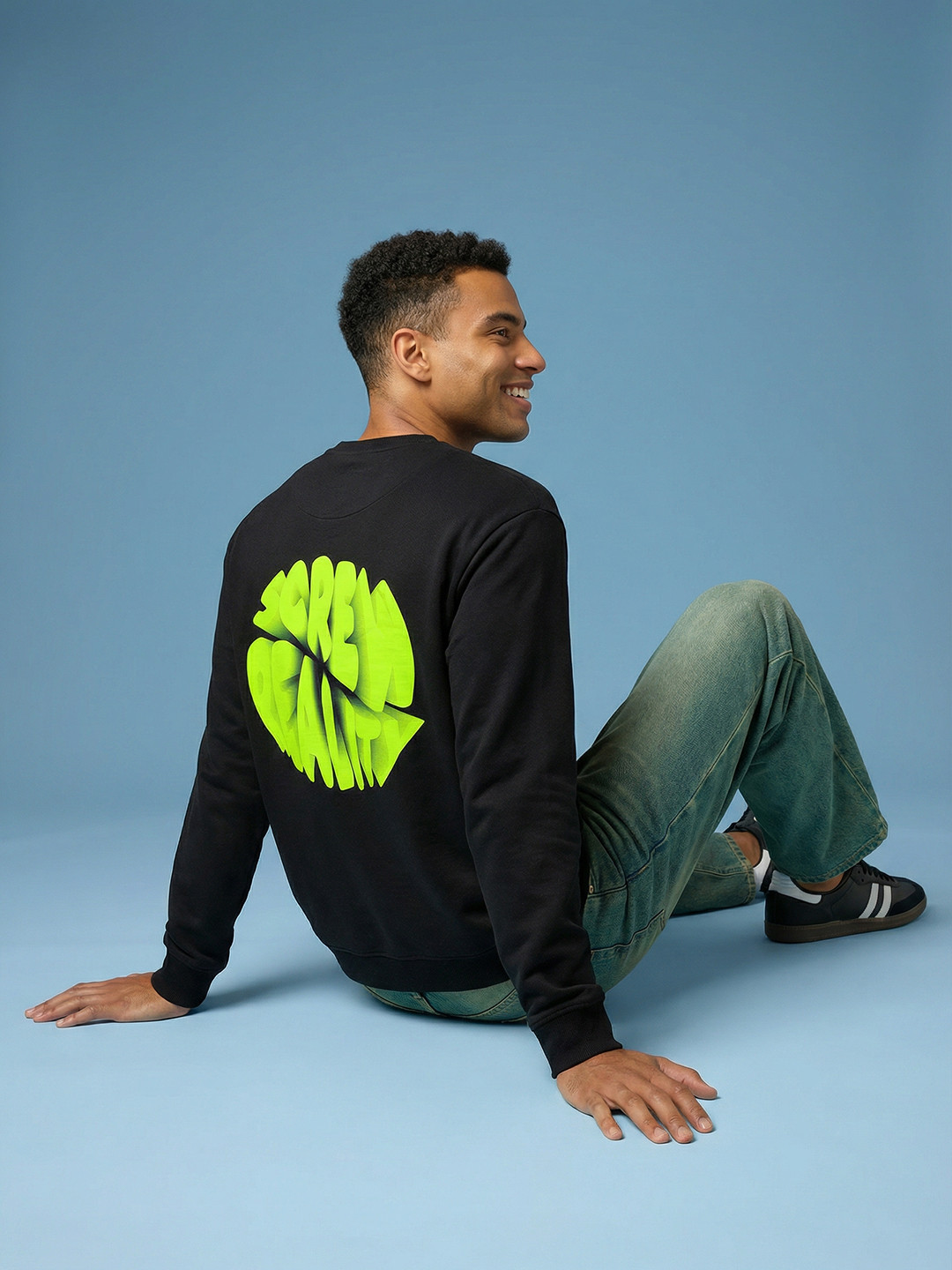 HERE&NOW Printed Relaxed Sweatshirt