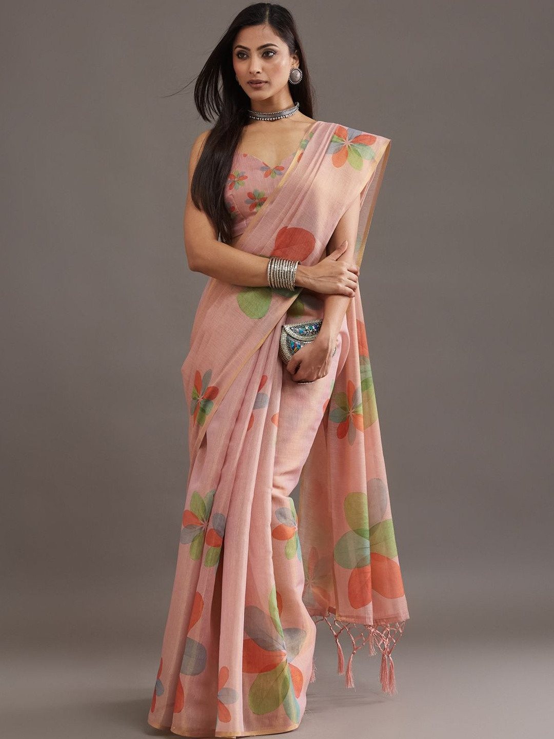 kasee Floral Organza Saree