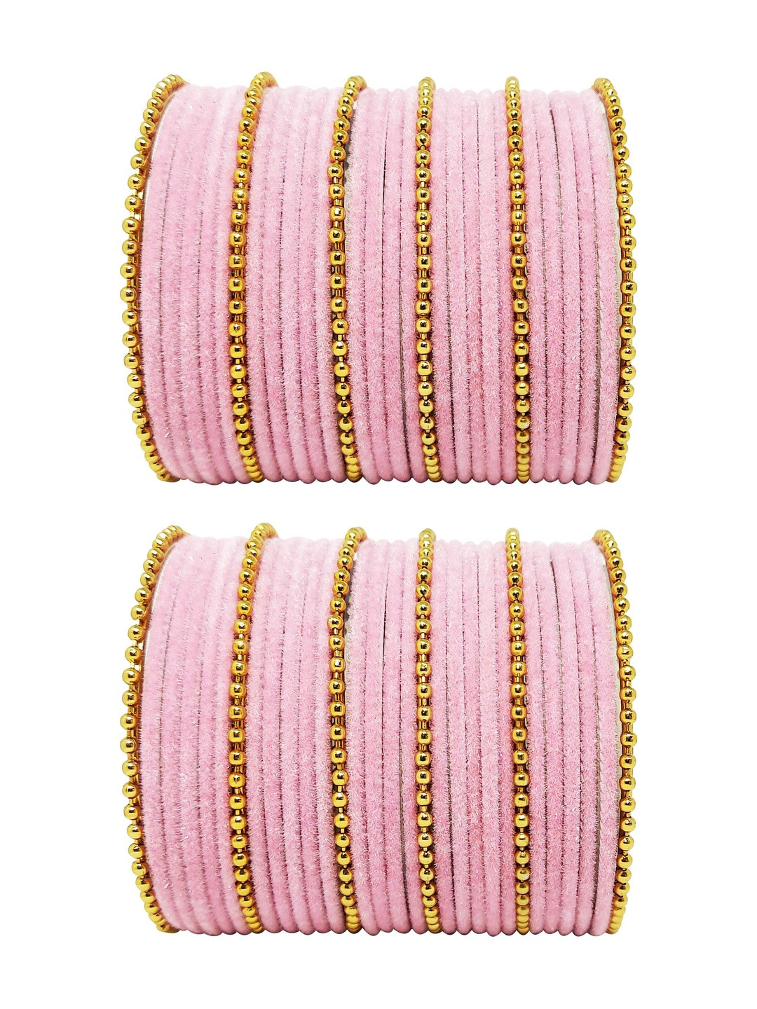 Anahat Collection Set of 60 Gold-Plated Bangles