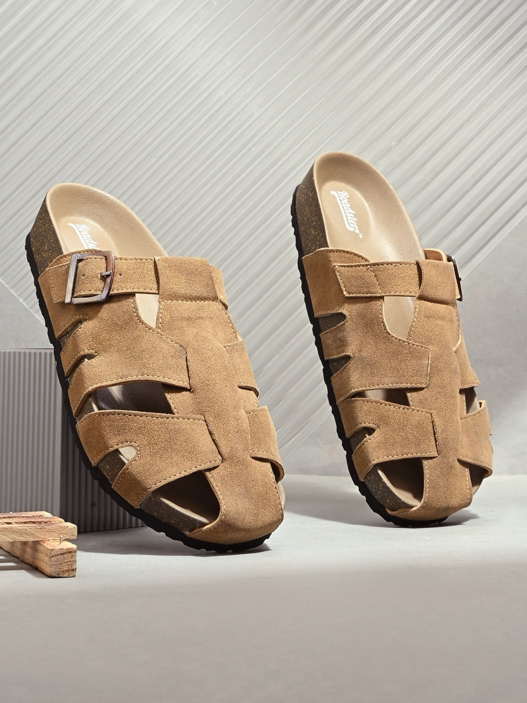 The Roadster Lifestyle Co Men Slip-On Comfort Sandals