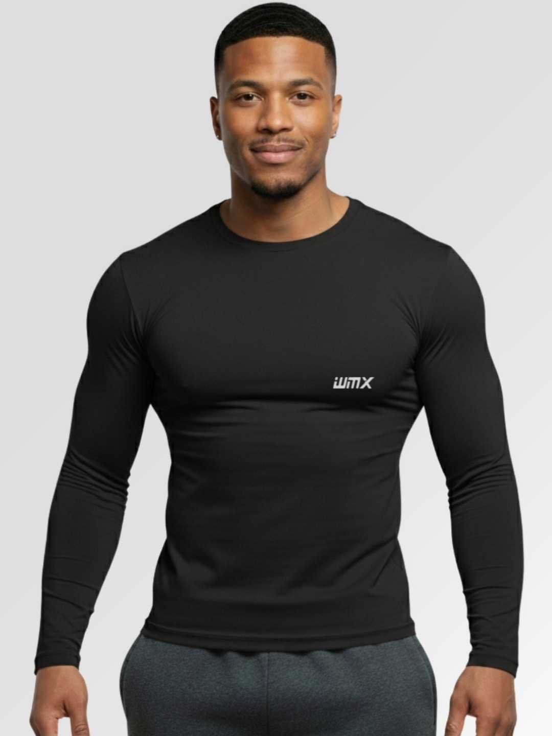 WMX Men Brand Logo Muscle Fit T-shirt