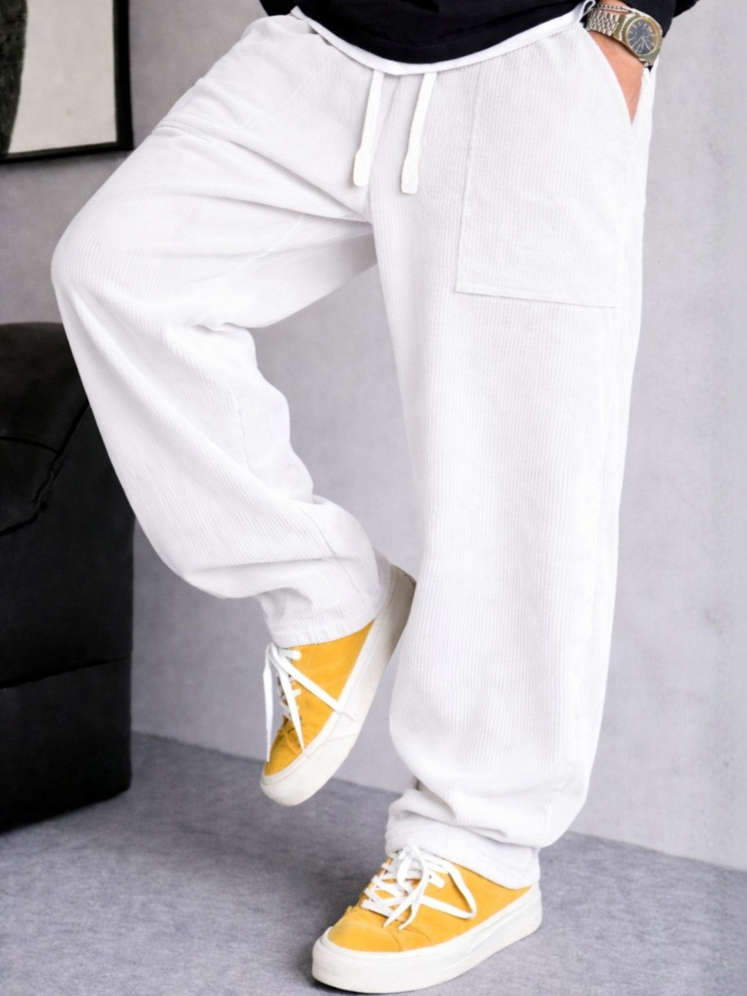 Deslizar Men Relaxed Corduroy Trousers