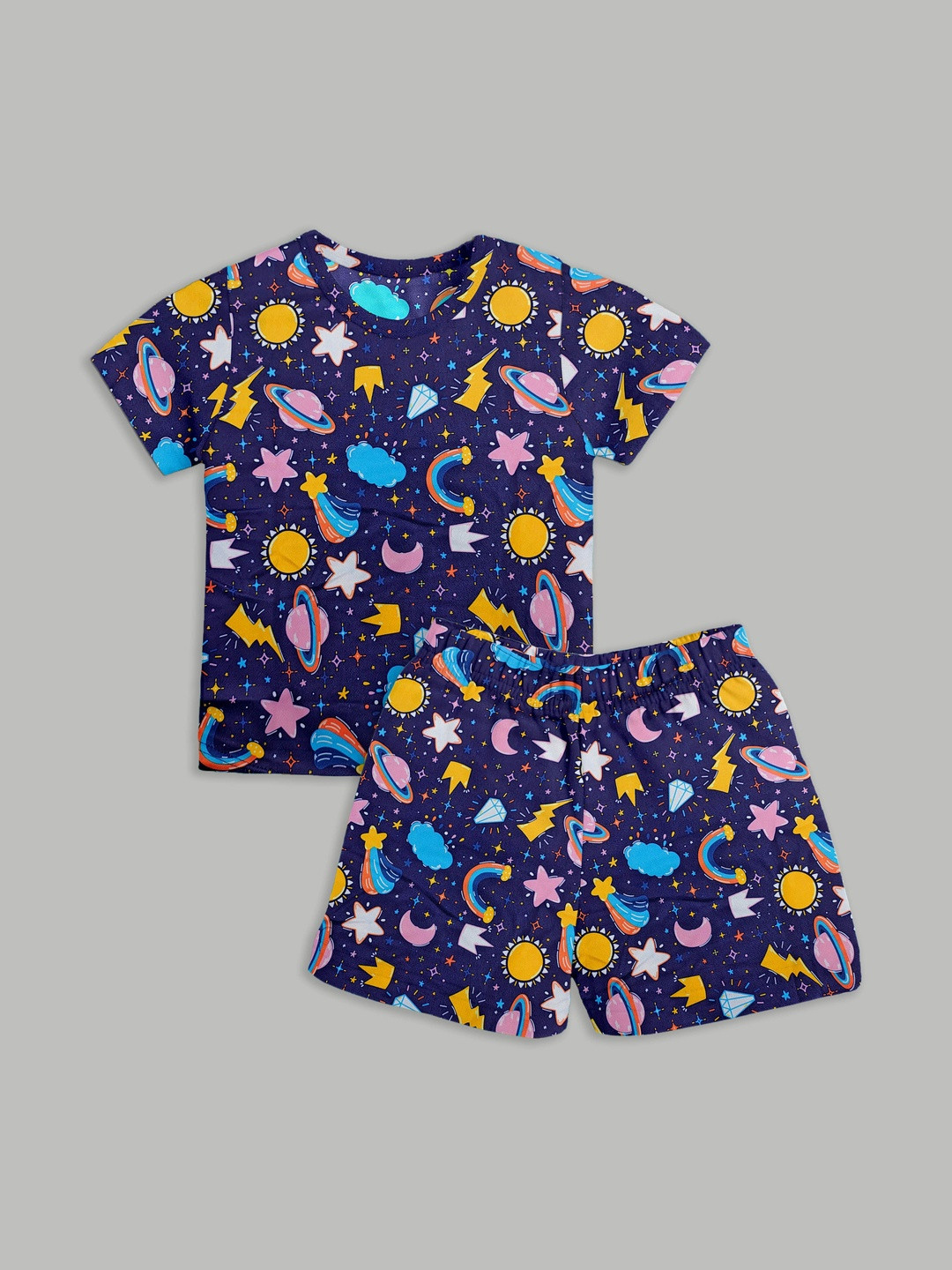 LITBABY Kids Printed Nightdress
