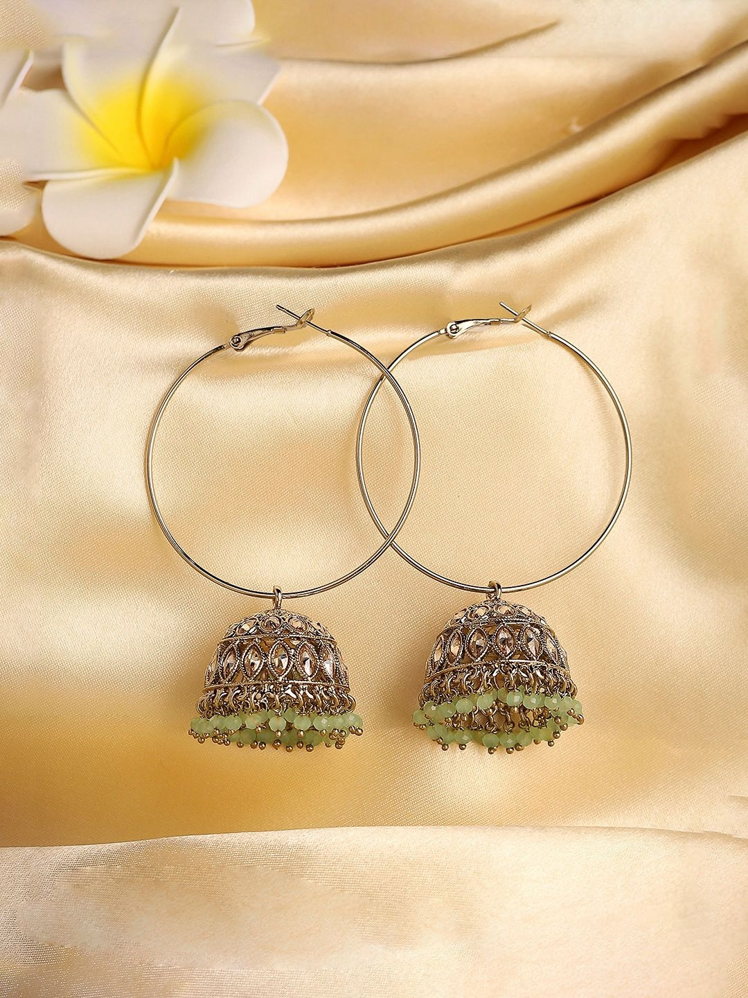 Biba Circular Jhumkas Earrings