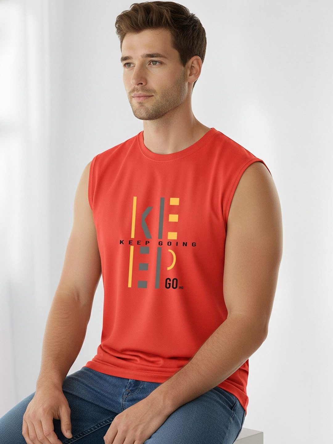CRYPTIC Men Typography Printed T-shirt