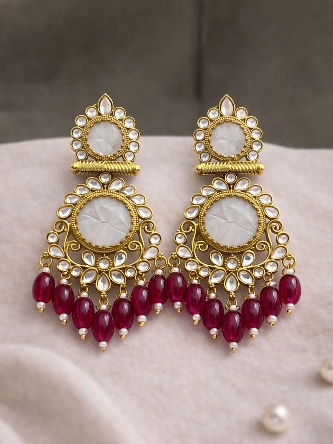 Glamgem Floral Drop Earrings