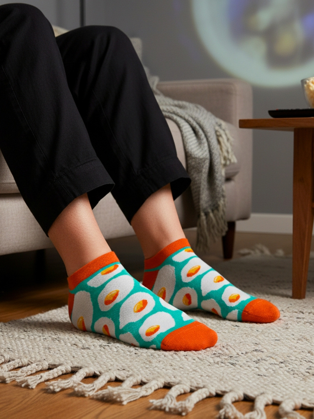 Dynamocks Patterned Ankle Length Socks