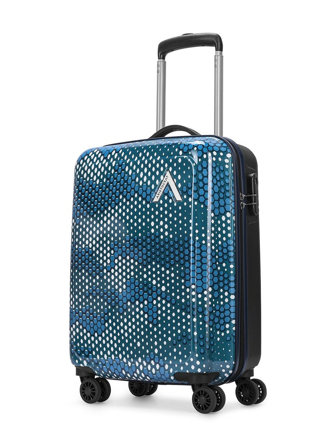 Buy Aristocrat Combat Blue Small Hard Luggage 53.5cm Cabin Trolley Bag With 8 Wheels - - Accessories for Unisex
