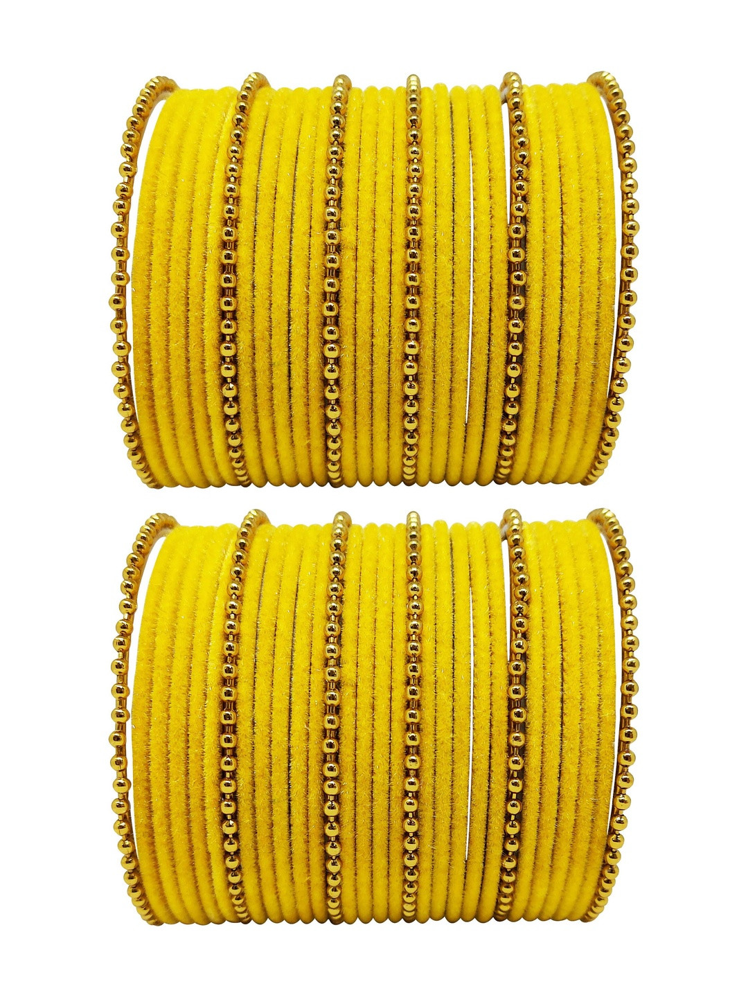 Anahat Collection Set of 60 Gold-Plated Bangles