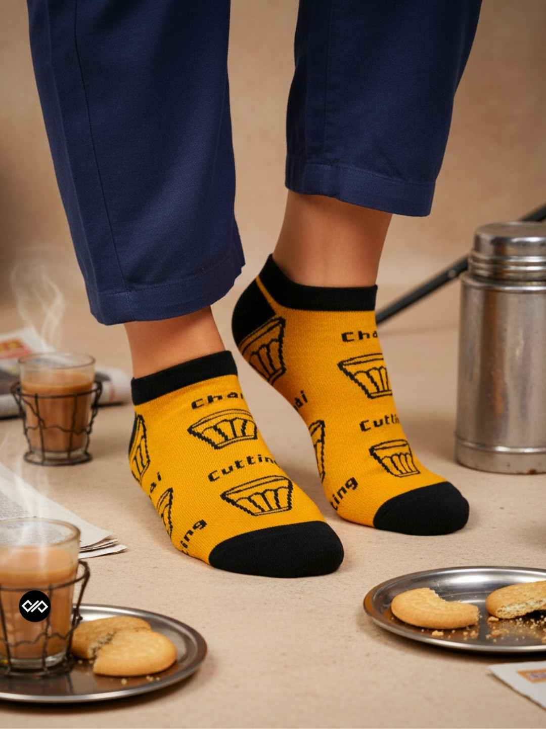 Dynamocks Patterned Ankle Length Socks