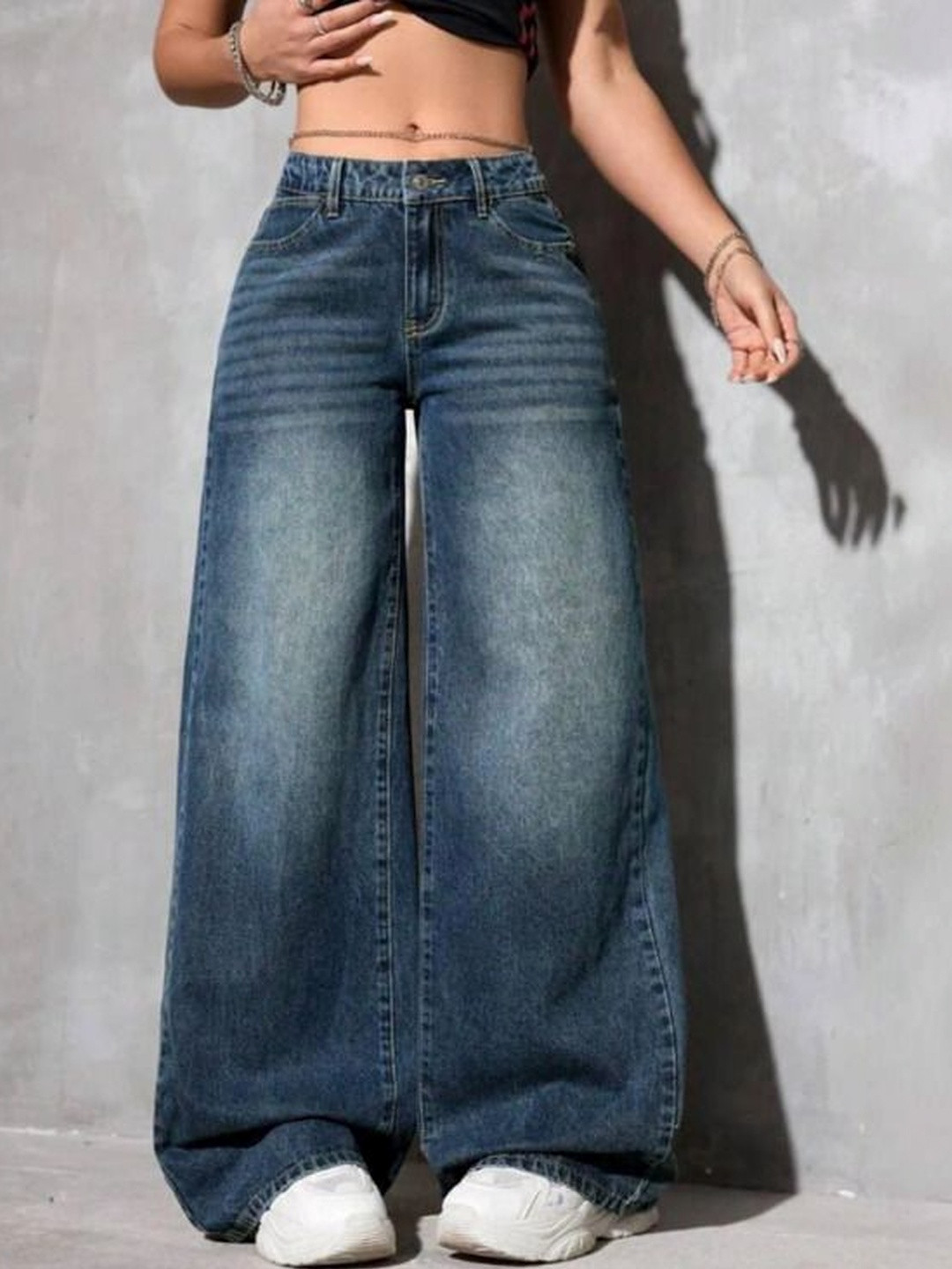 CORSICA Women Regular Fit High-Rise Light Fade Jeans