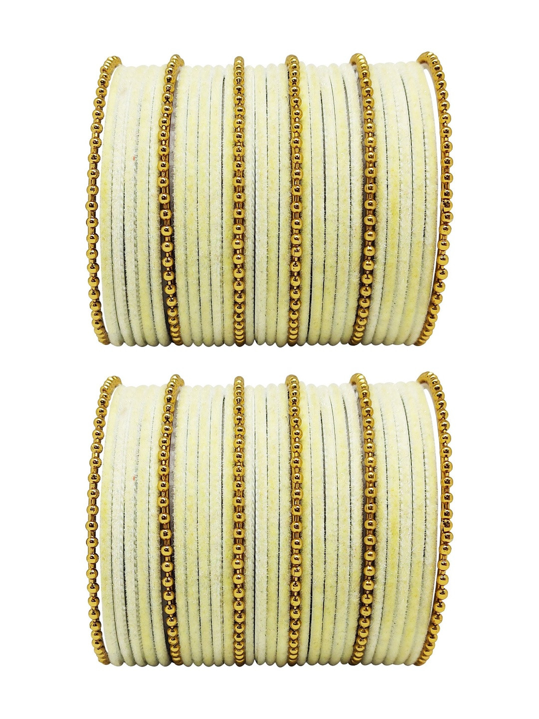 Anahat Collection Set of 60 Gold-Plated Bangles