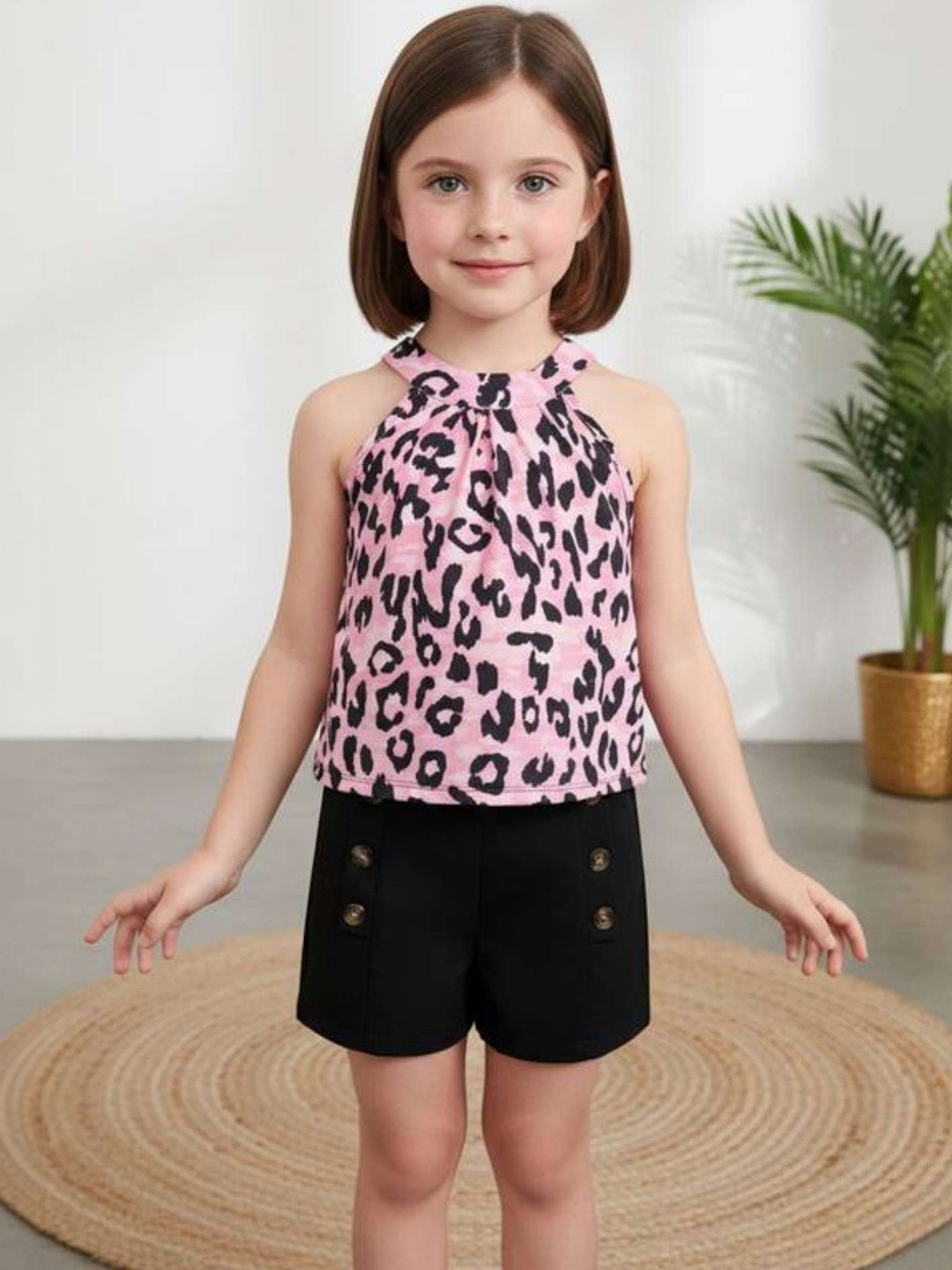 LA3MINE Printed Top with Shorts