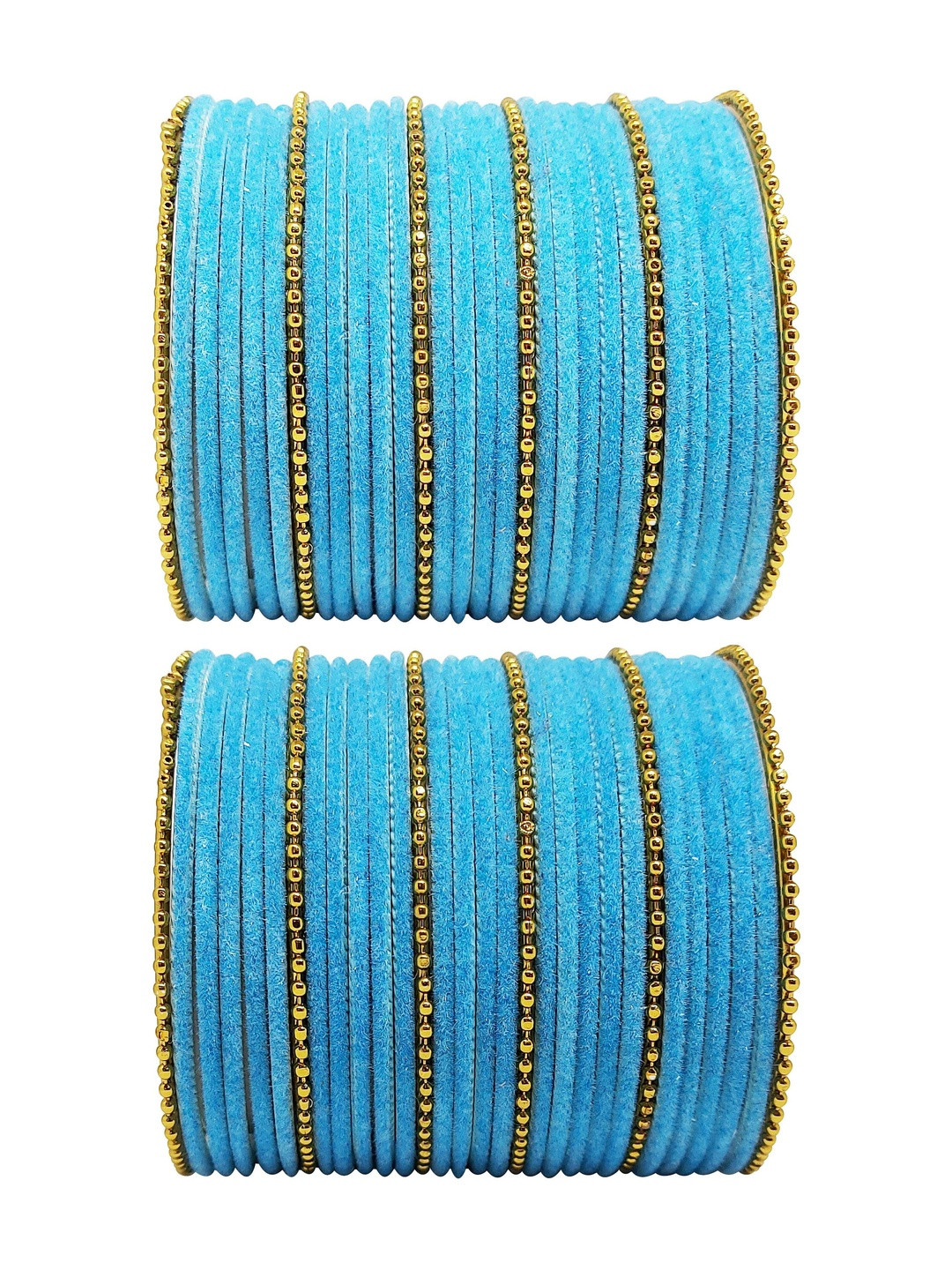 Anahat Collection Set of 60 Gold-Plated Bangles