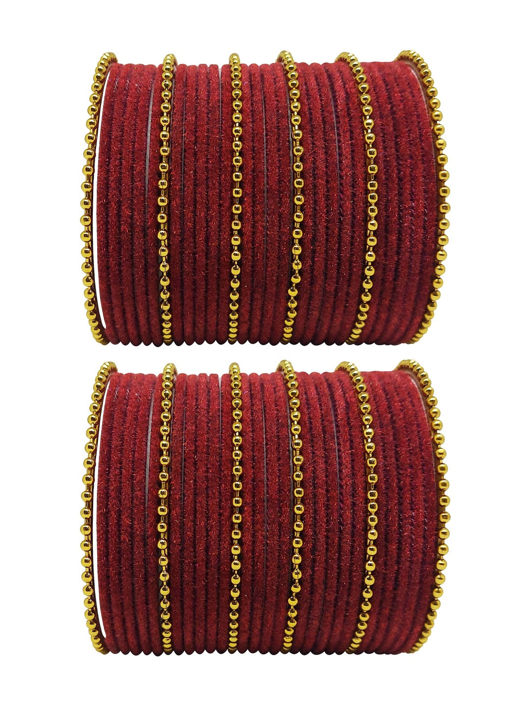 Anahat Collection Set of 60 Gold-Plated Bangles