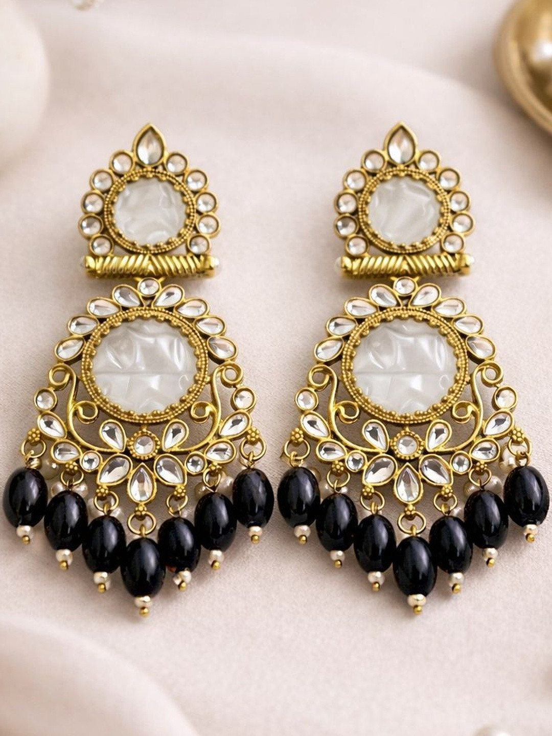 Glamgem Geometric Drop Earrings