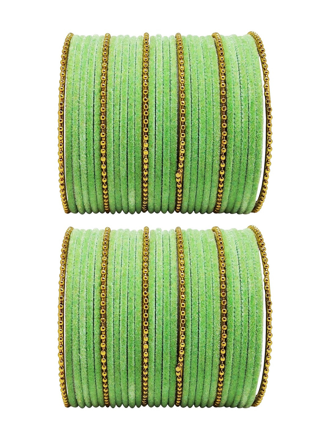 Anahat Collection Set of 60 Gold-Plated Bangles
