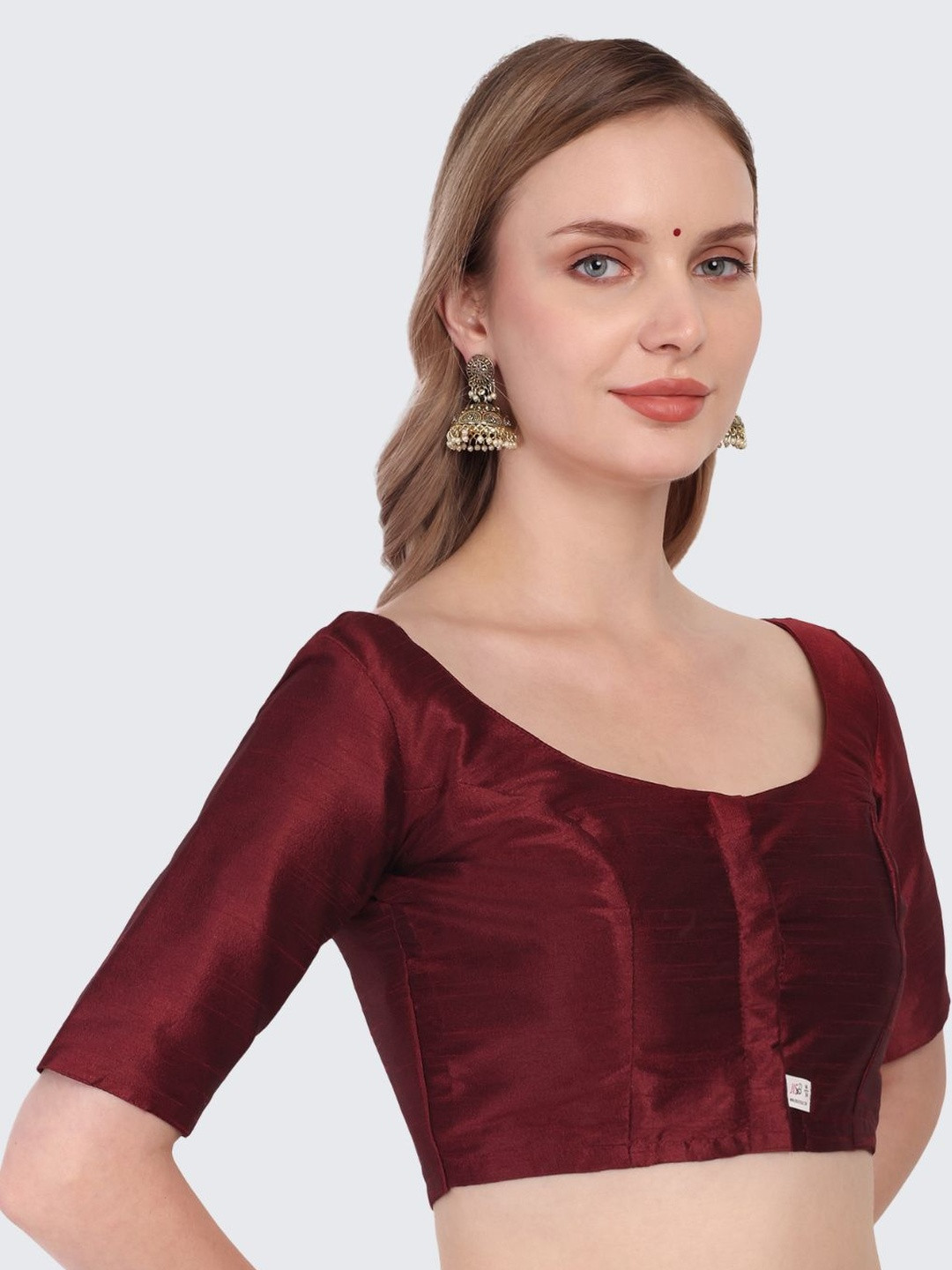 JISB Solid Saree Blouse