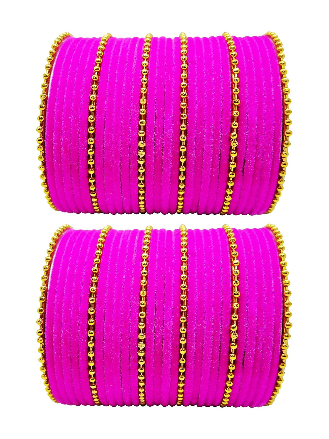 Anahat Collection Set of 60 Gold-Plated Bangles
