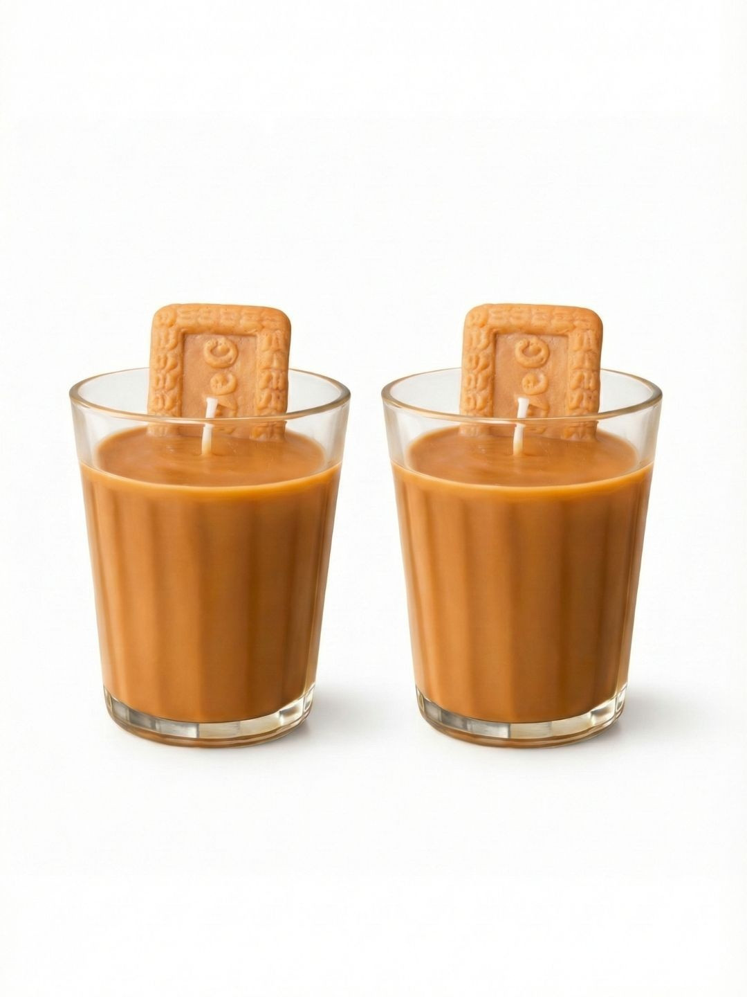 SERAAF Brown & Camel Brown 2 pieces Jar Candle