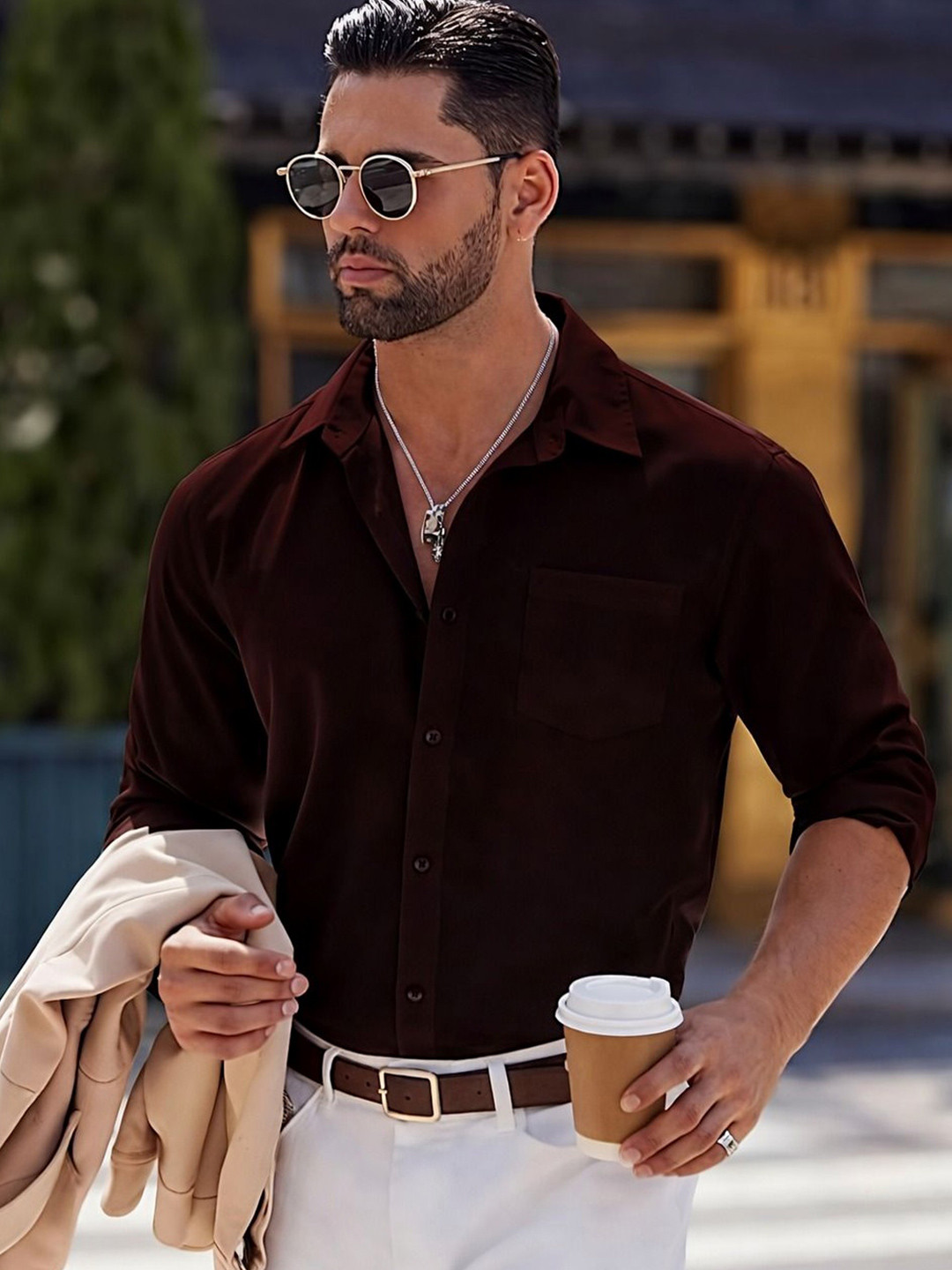 MaverIQ Men Casual Shirt