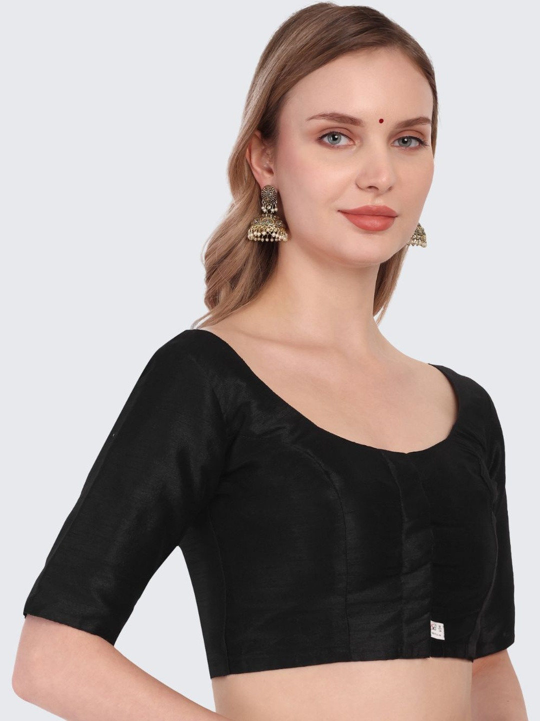 JISB Solid Saree Blouse
