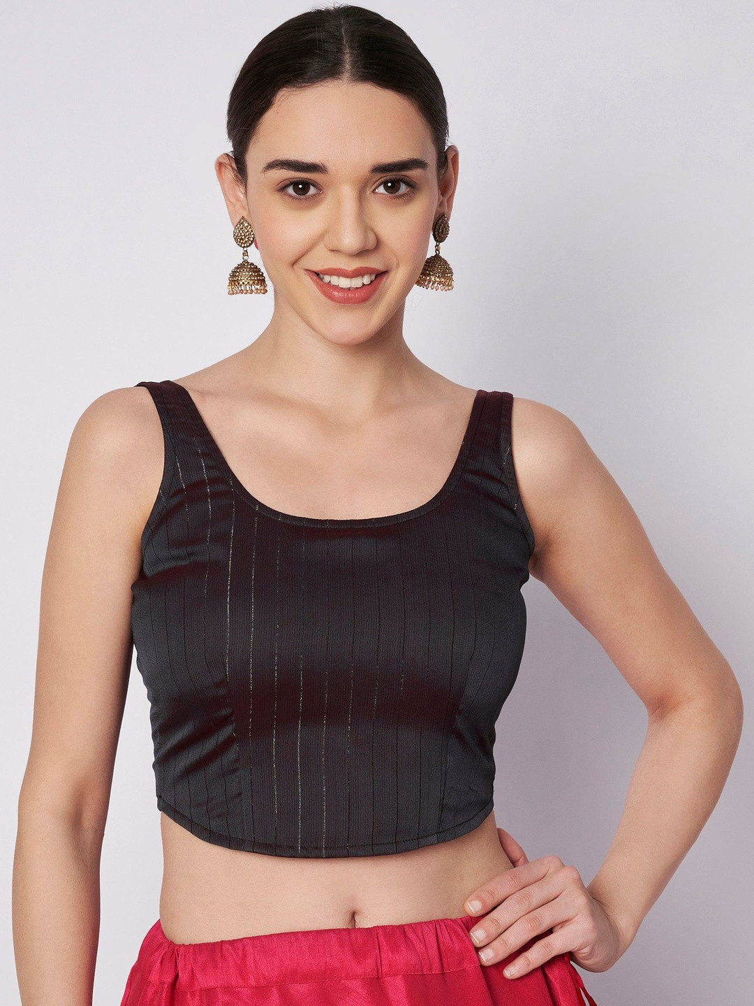 studio rasa Women Corset Saree Blouse