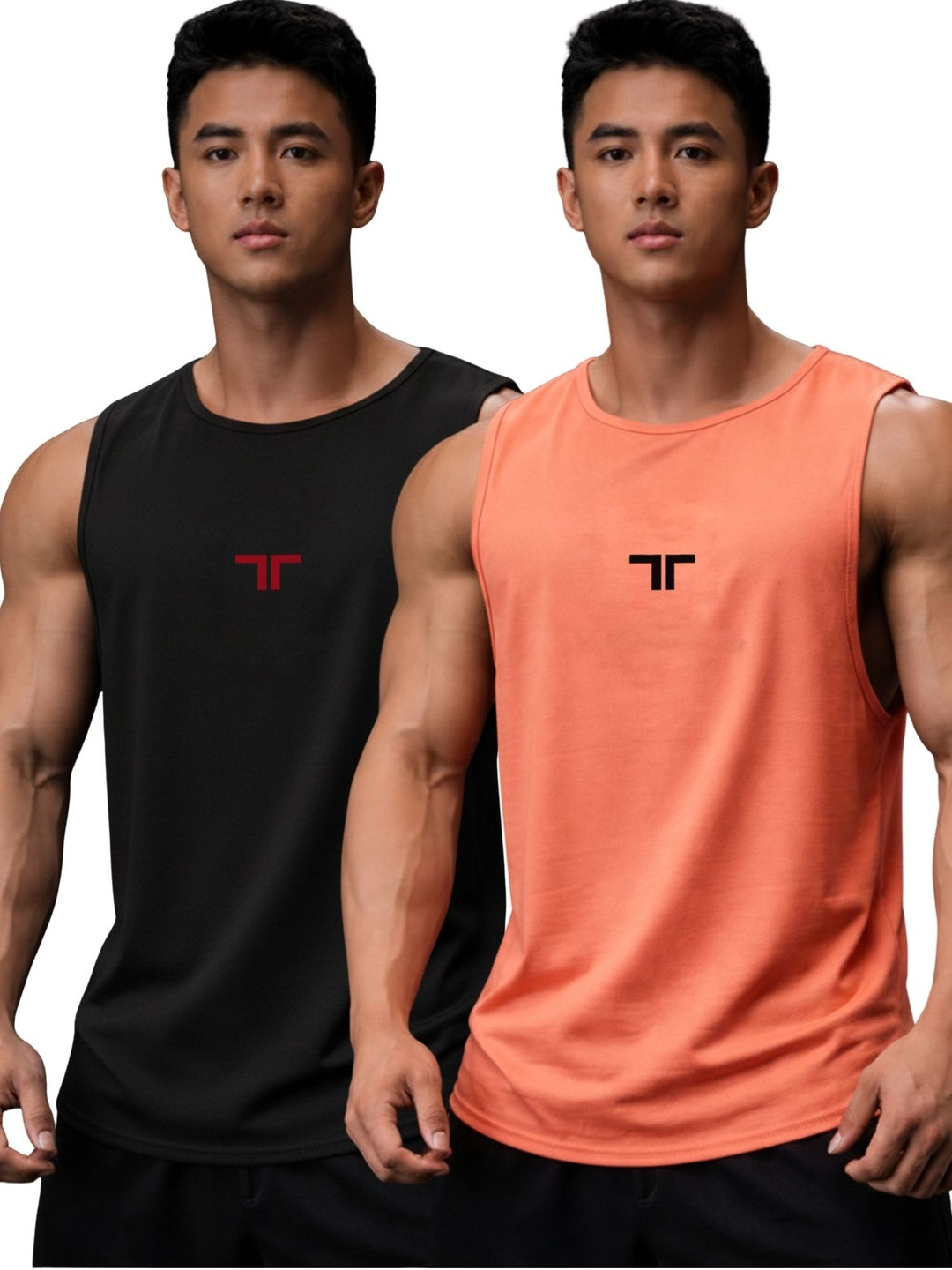 JUMPCUTS Pack of 2 Gym Vest
