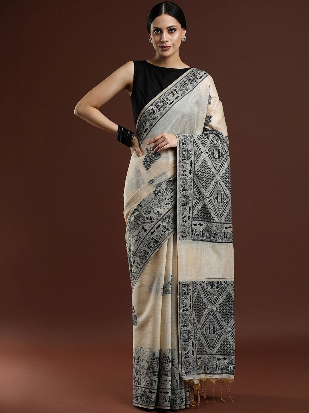 SARHA Warli Chanderi Saree