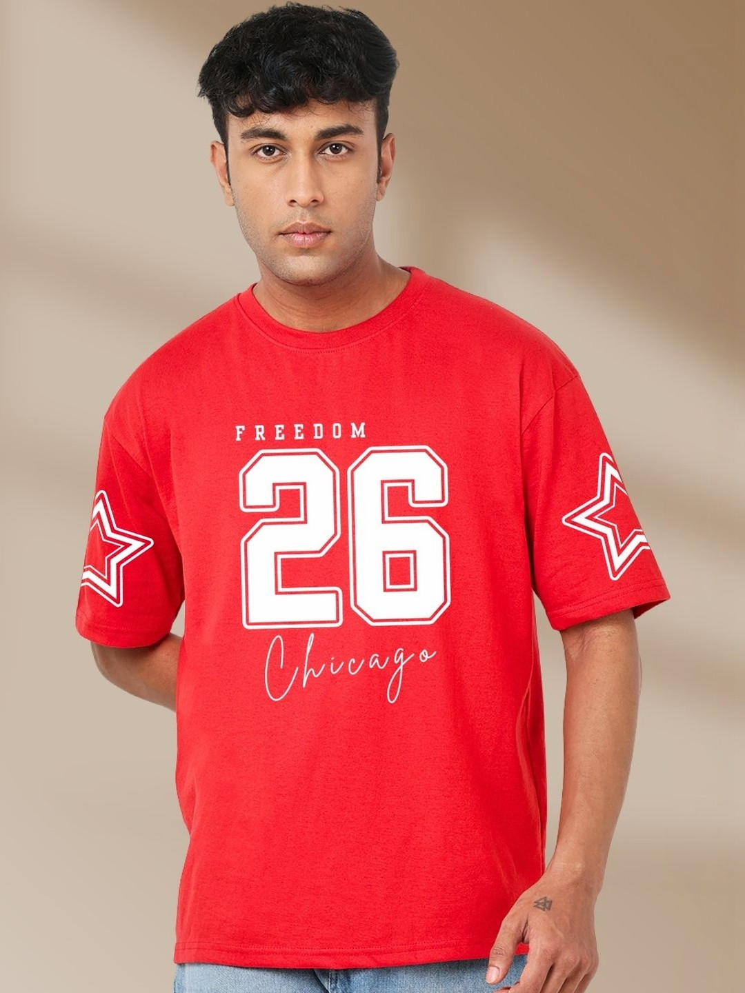 Cool Plus Men Typography Printed T-shirt