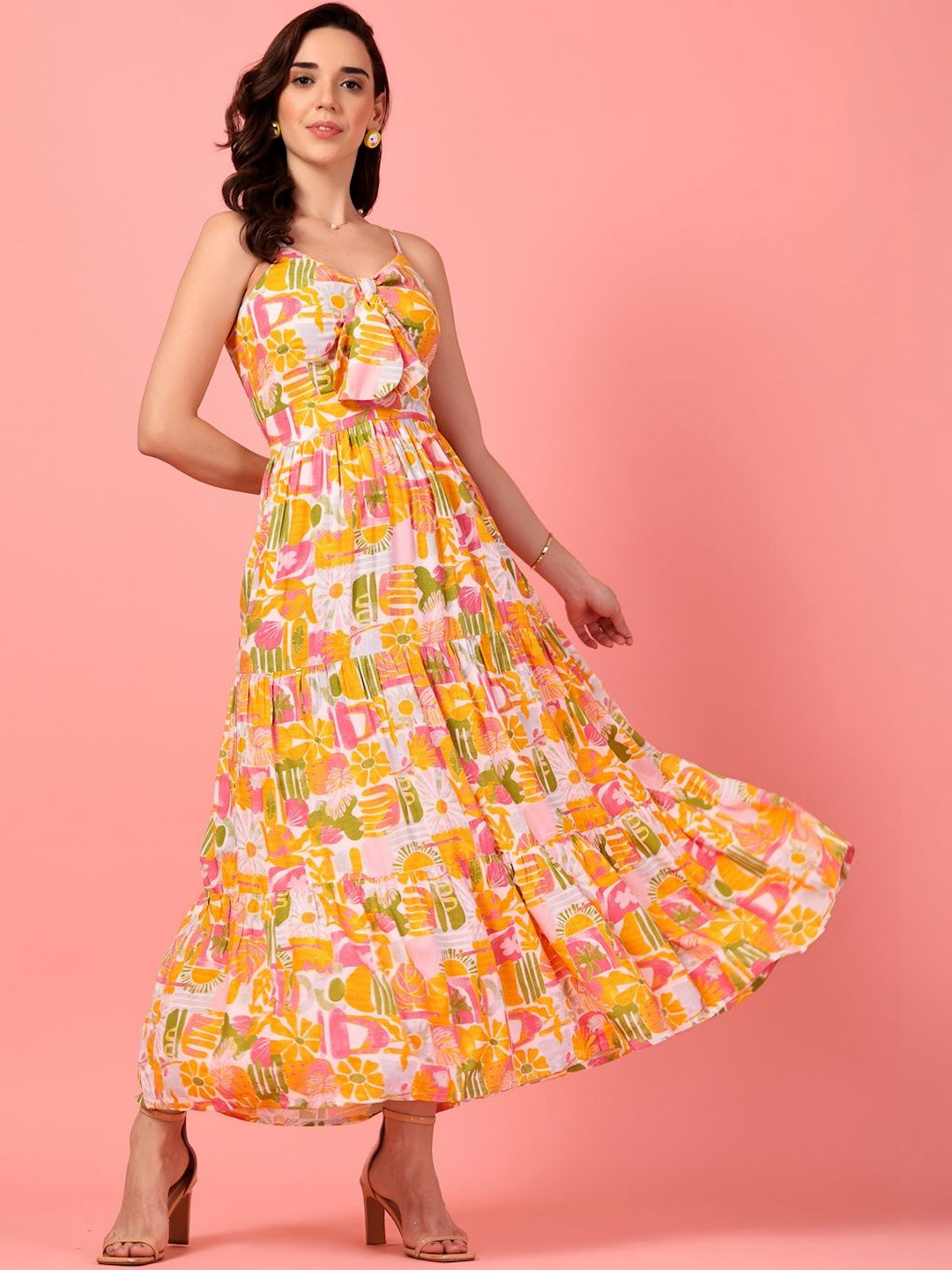 GULABiDRESS Print Maxi Dress