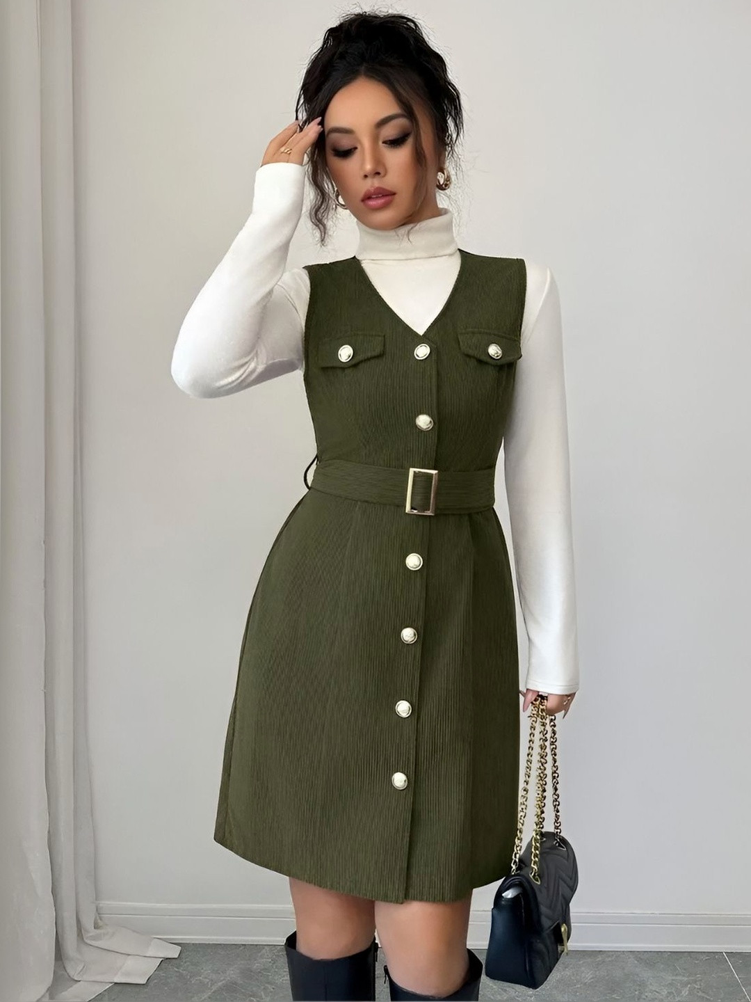 HEMANG FASHION Pinafore Dress