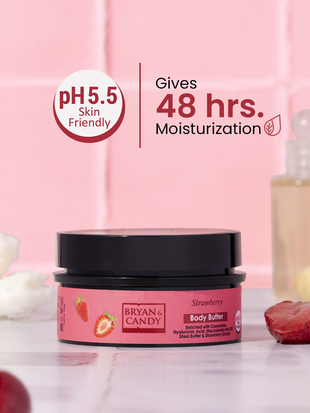 BRYAN & CANDY NEW YORK Strawberry ( pH 5.5) Body Butter- 100 g