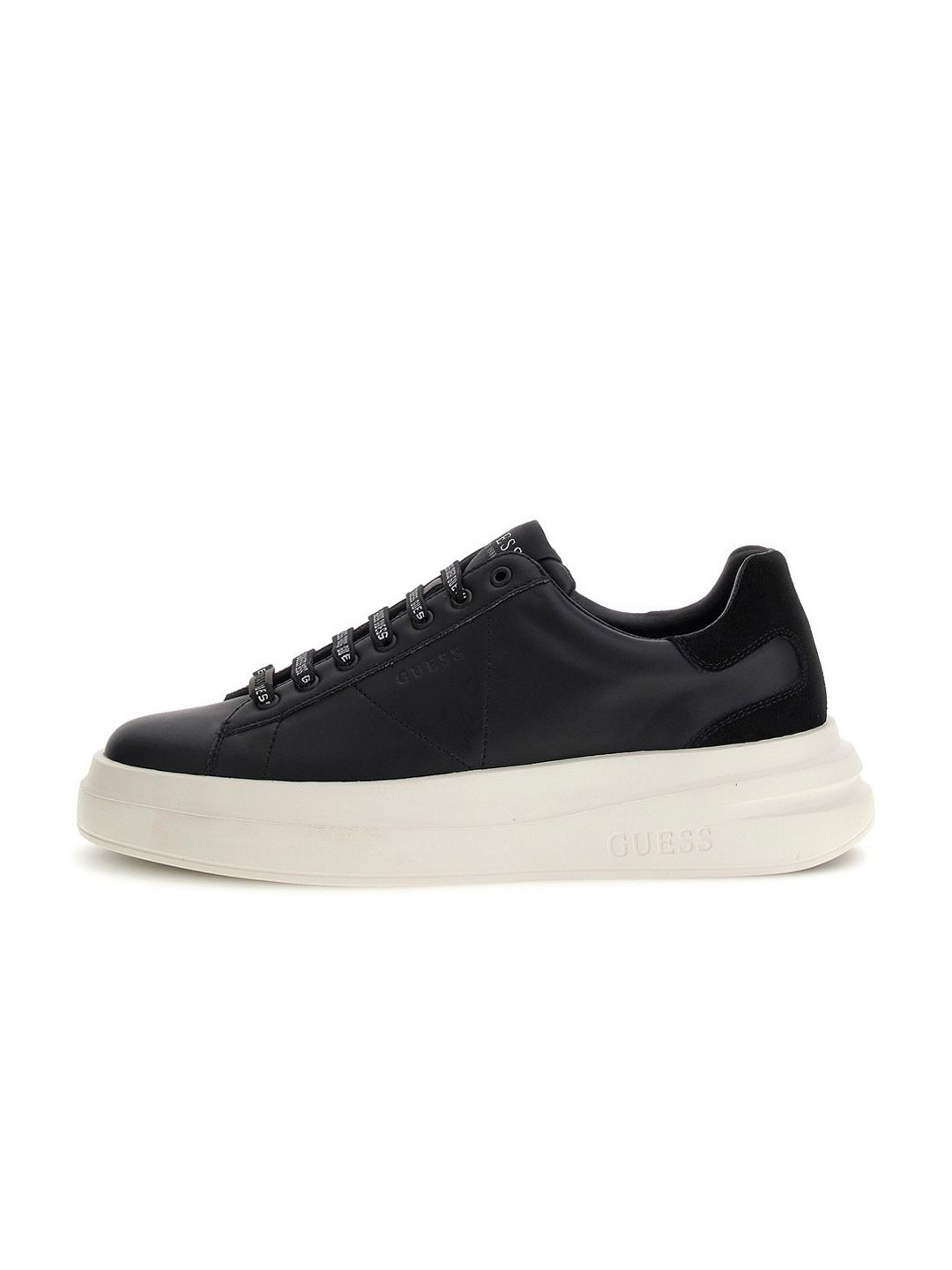 GUESS Men Leather Lace-Ups Sneakers