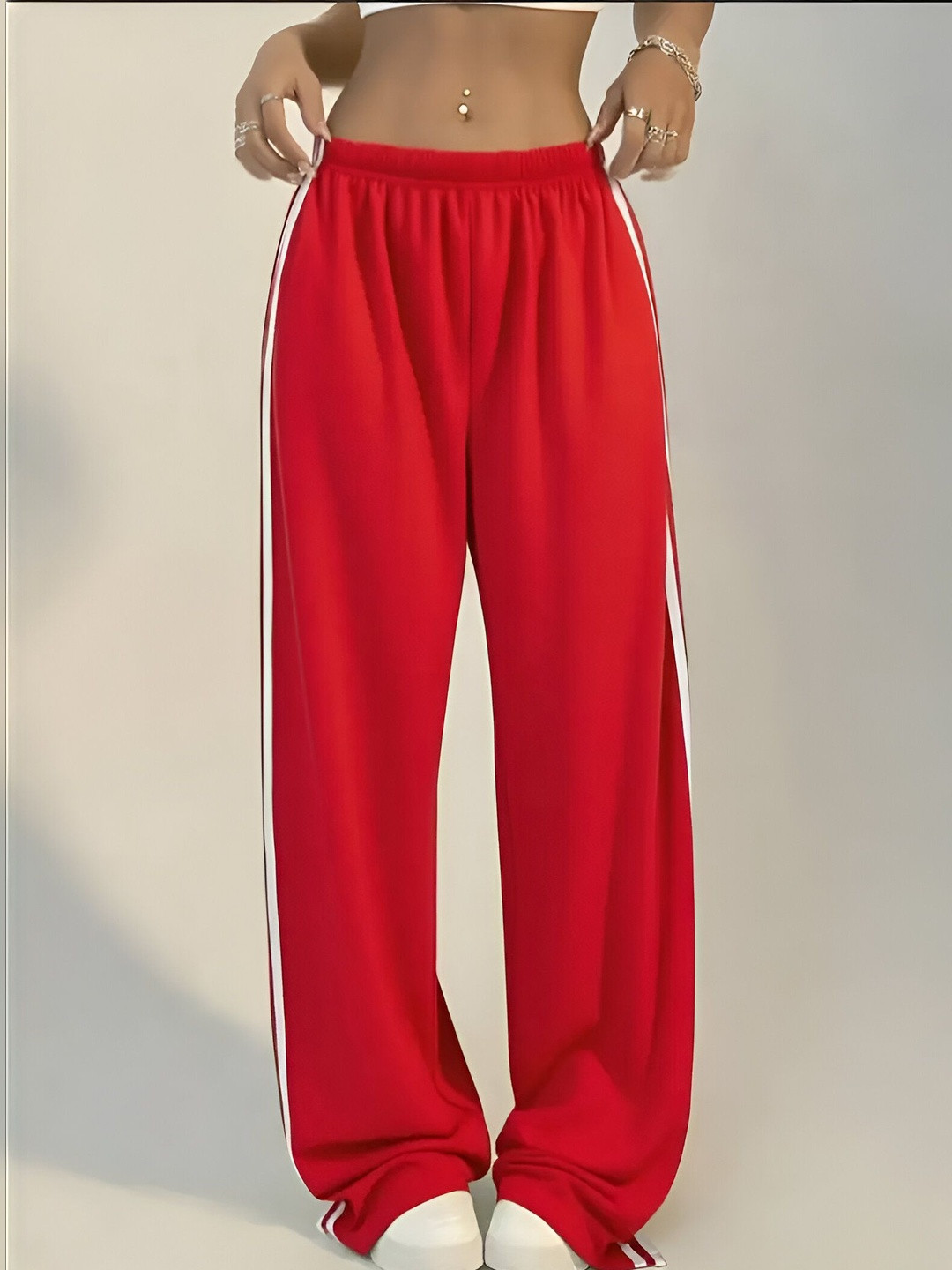 THIRD QUADRANT Women Wide Leg Track Pants