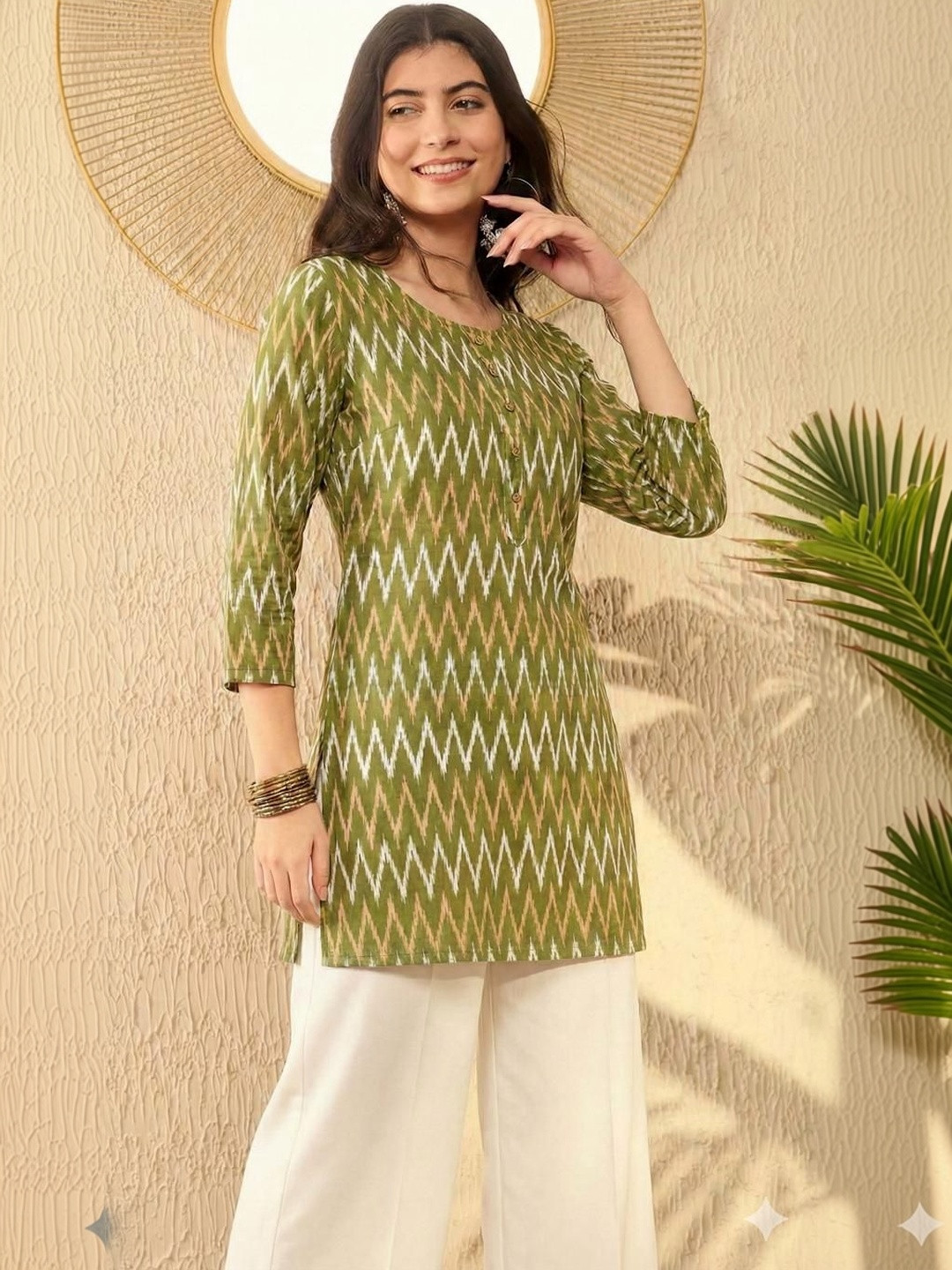 OPIVE FASHION HUB Printed Tunic