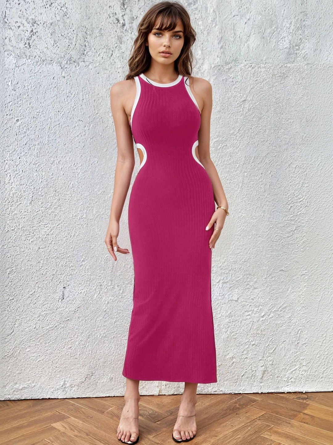 MULVARI Bodycon Midi Dress