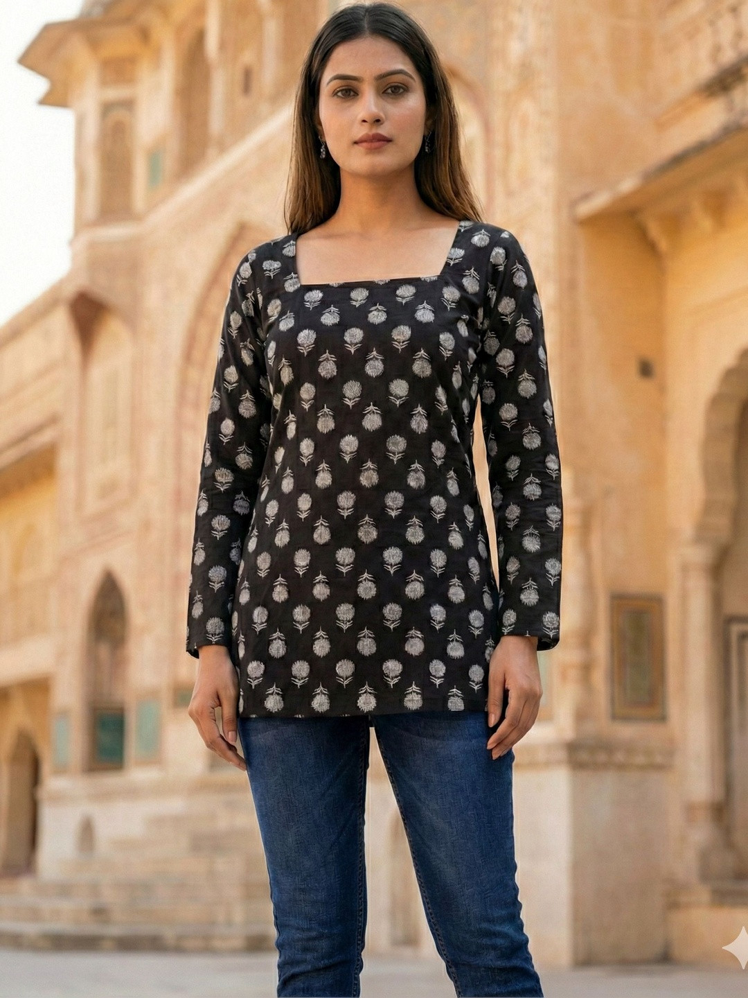 Bunkari Women Floral Printed Floral Kurta