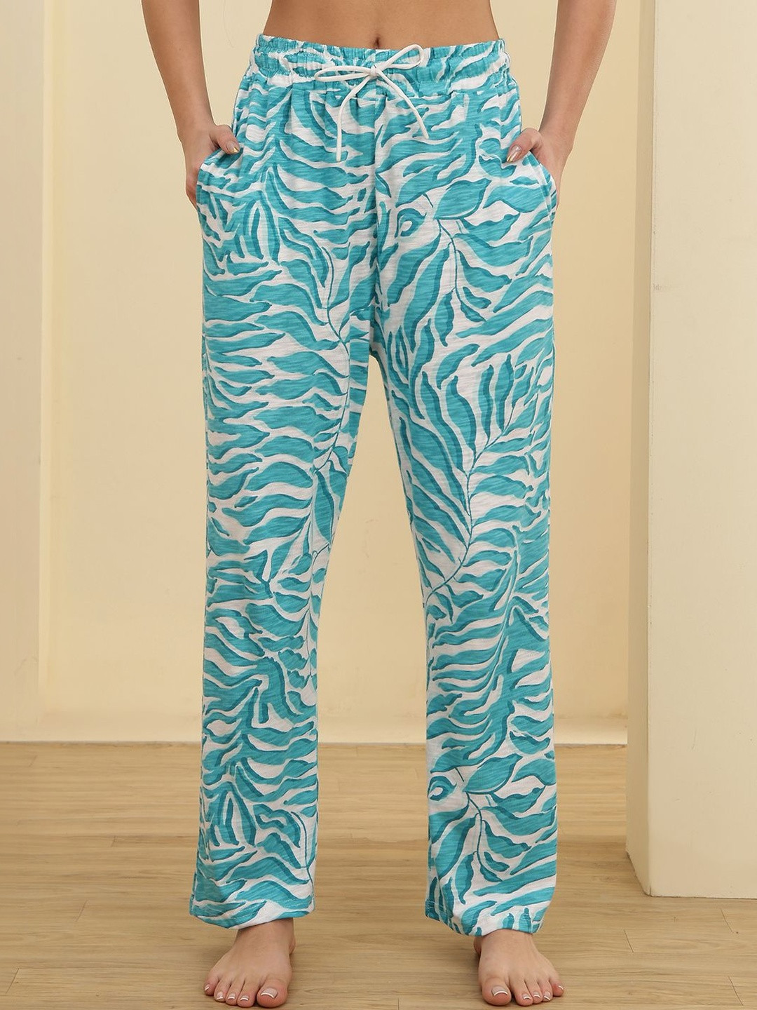 Valles365 by S.C. Printed Cotton Lounge Pants