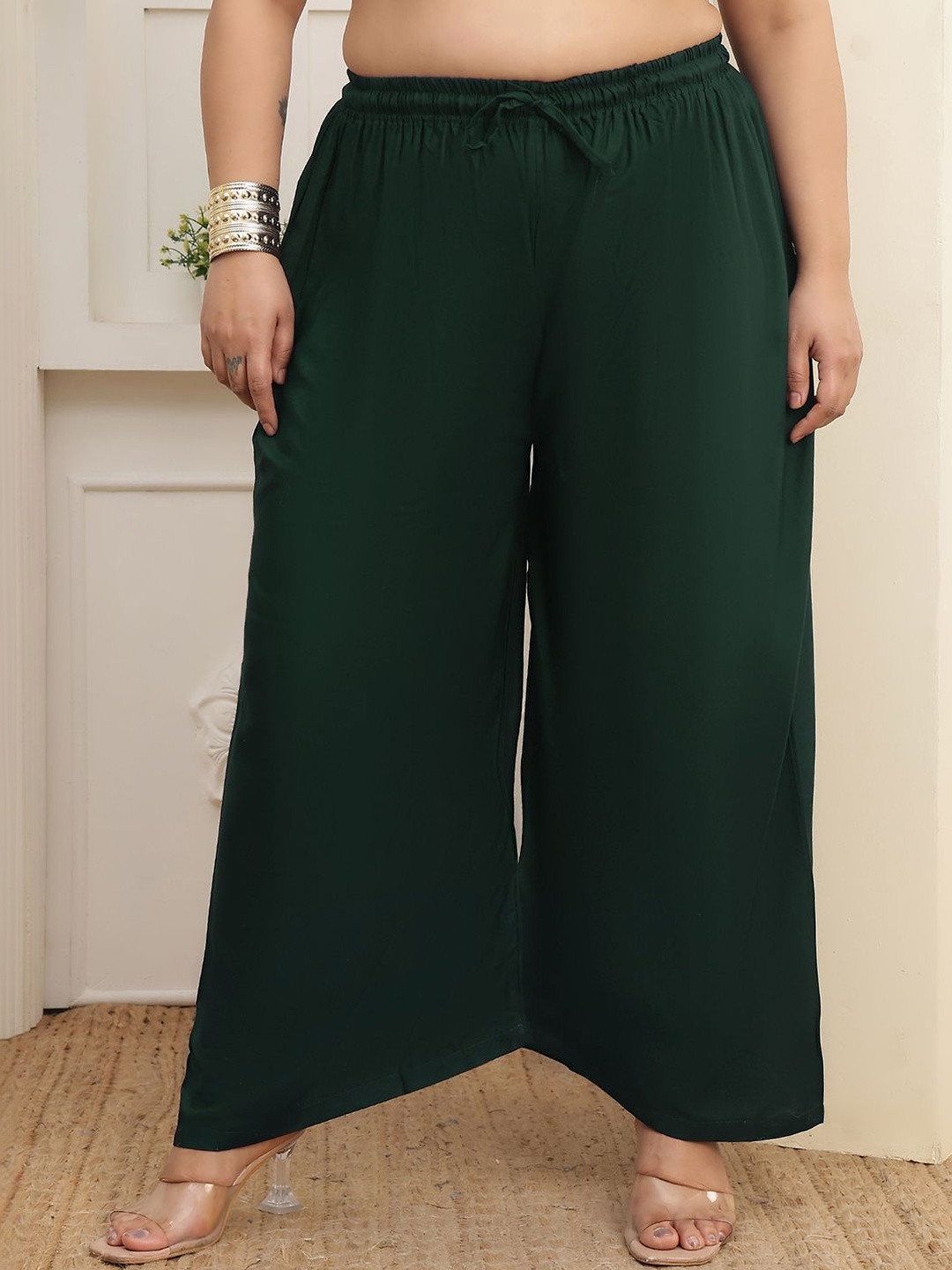 Valles365 by S.C. Women Flared Ethnic Palazzos