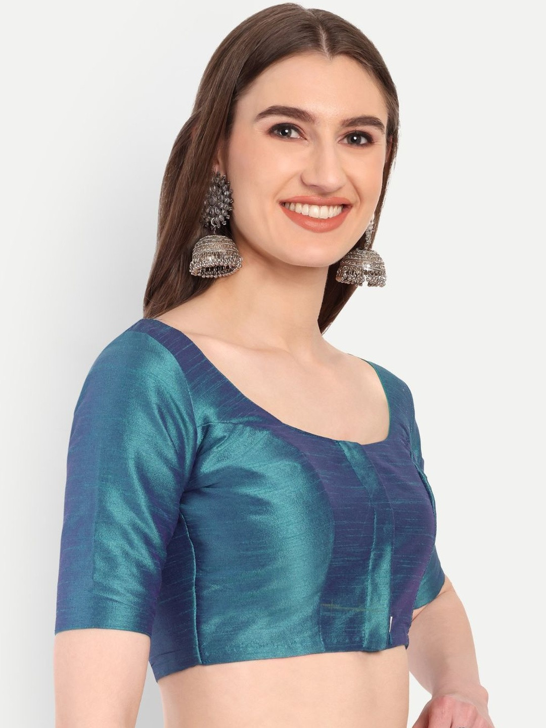JISB Solid Saree Blouse