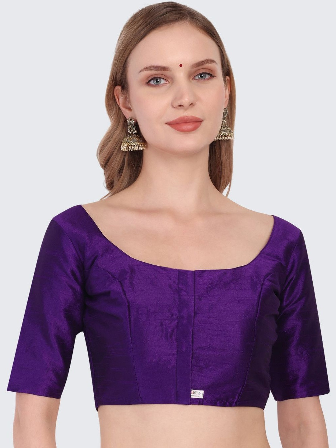 JISB Solid Saree Blouse