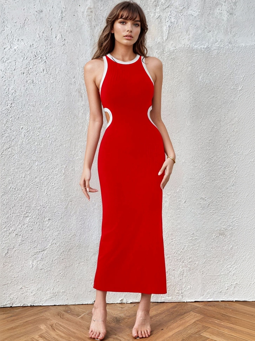 MULVARI Bodycon Midi Dress