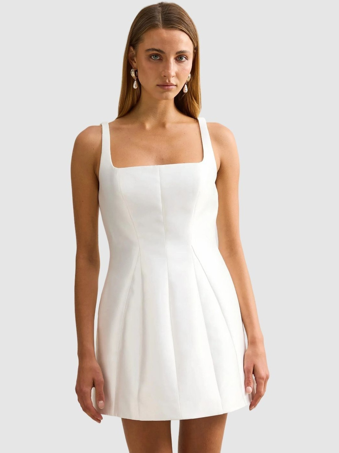 Forever New Kaitlyn Structured Satin Mini