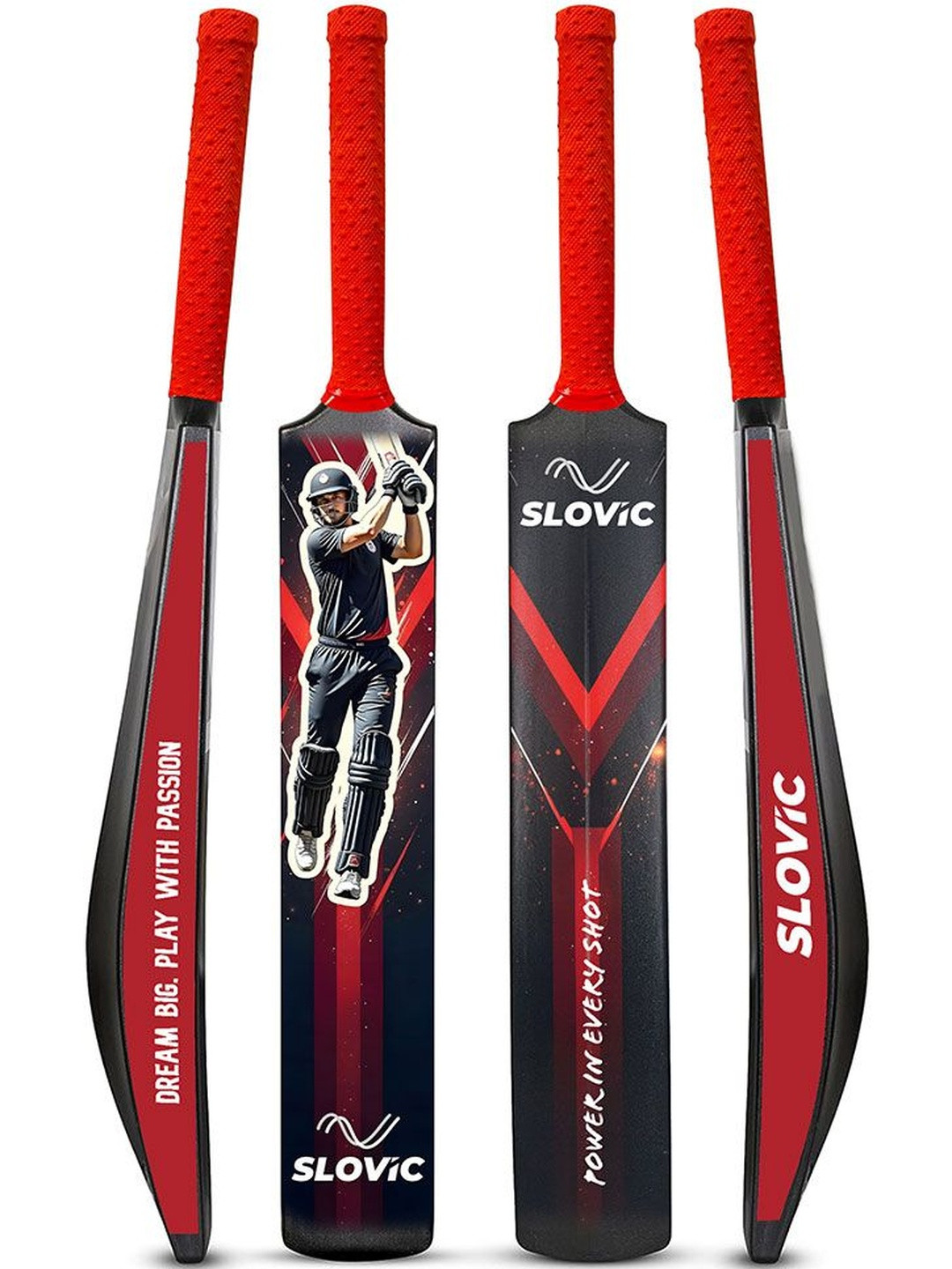 SLOVIC Lightweight Plastic Tennis Cricket Bat